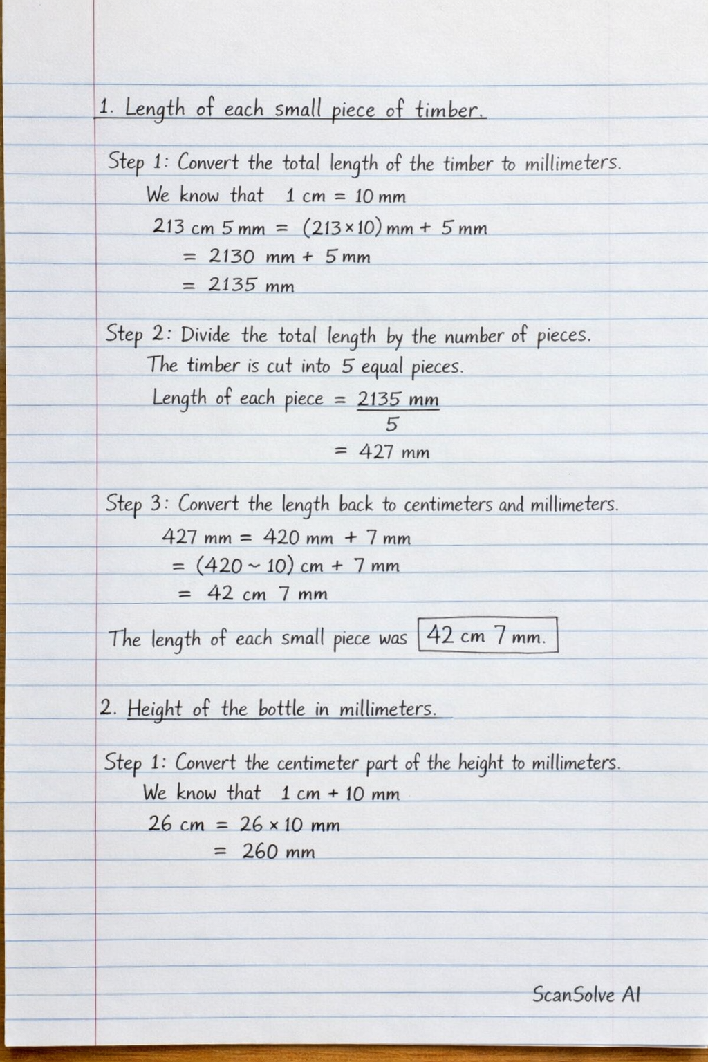 Handwritten step-by-step solution preview