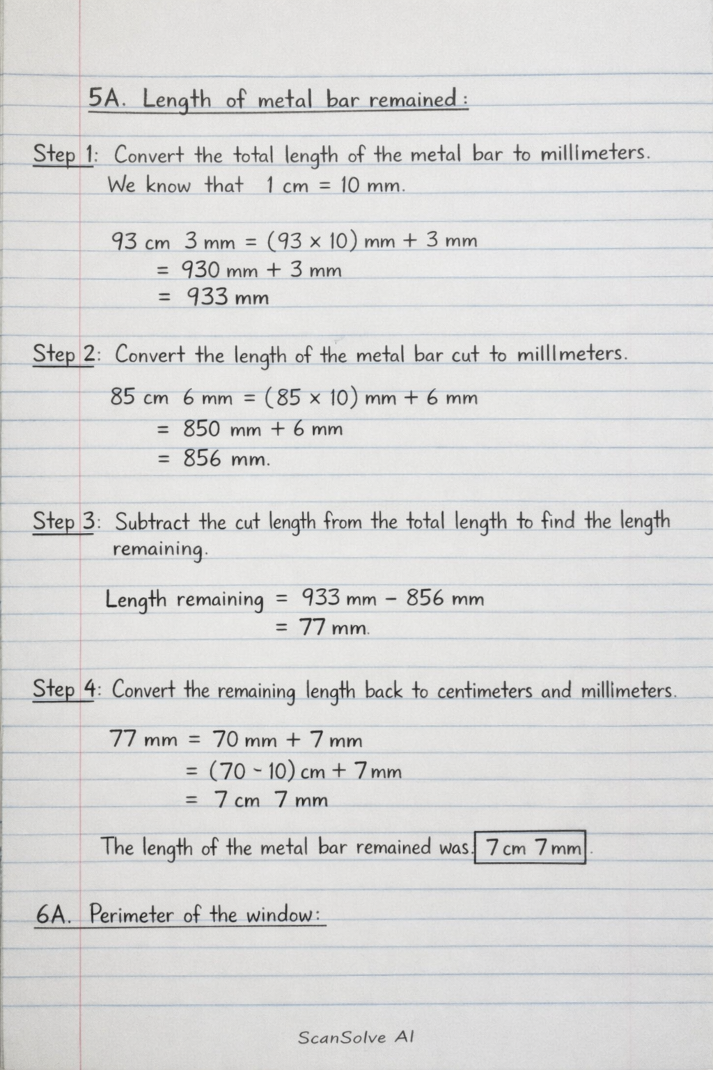 Handwritten step-by-step solution preview