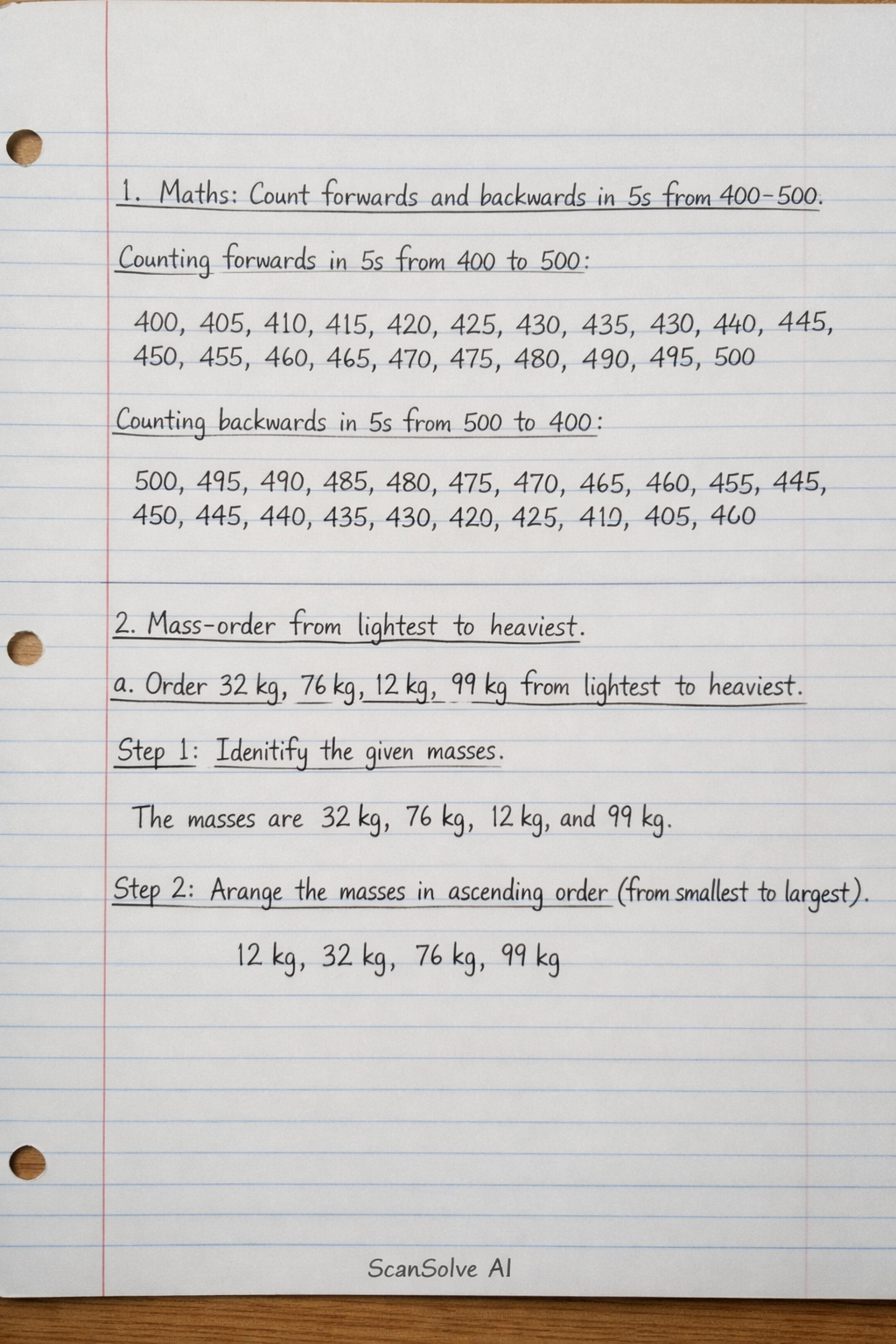 Handwritten step-by-step solution preview