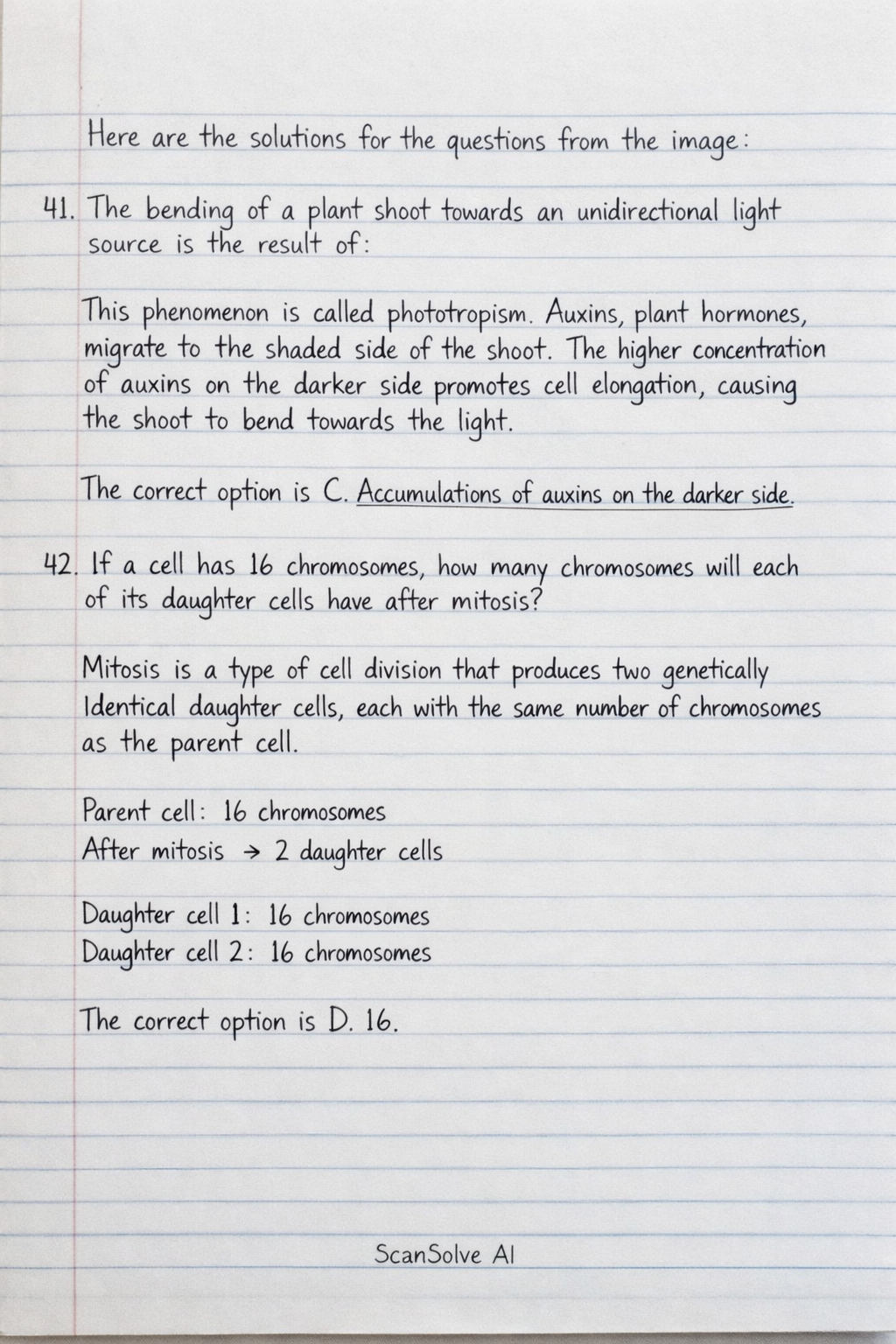 Handwritten step-by-step solution preview