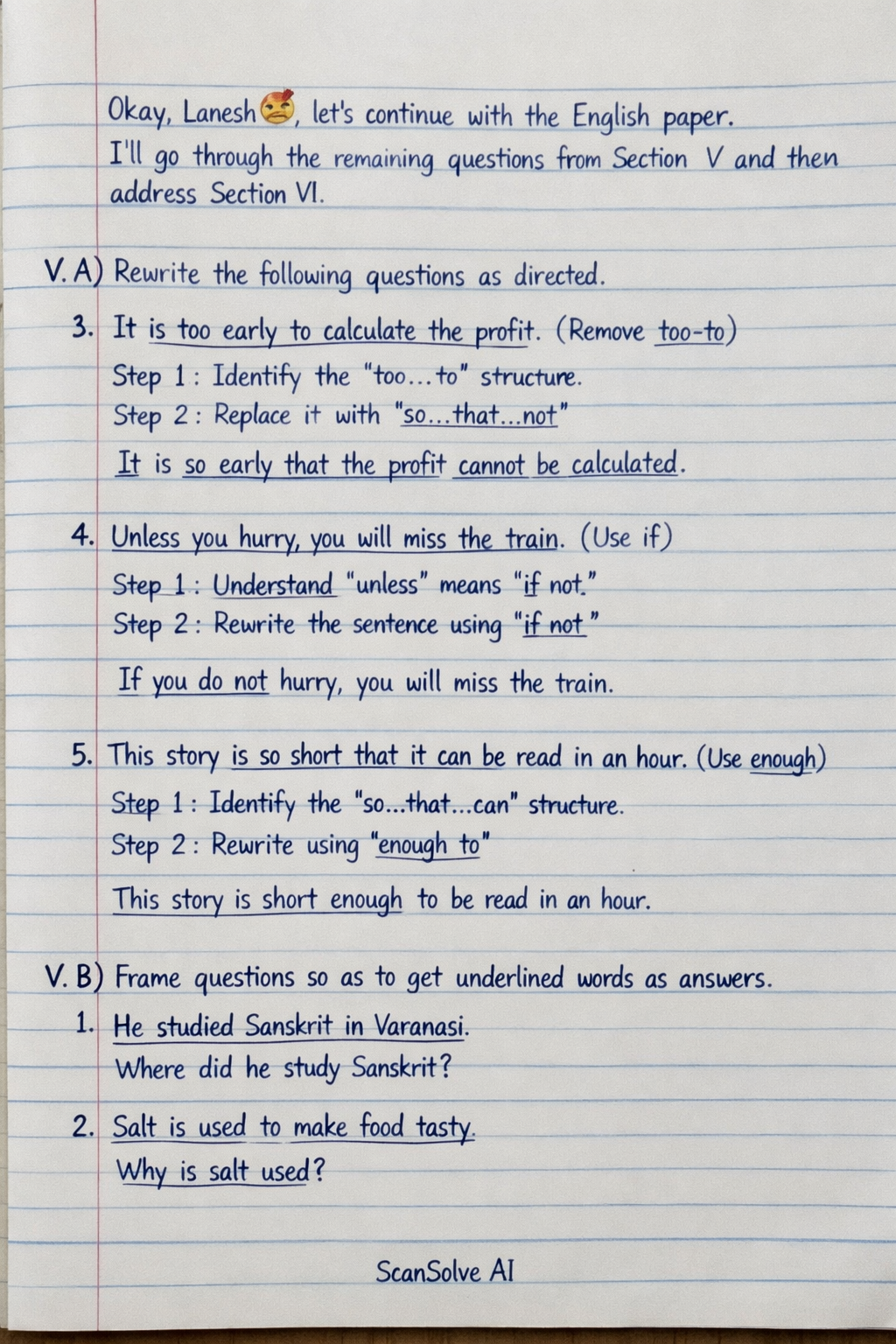 Handwritten step-by-step solution preview