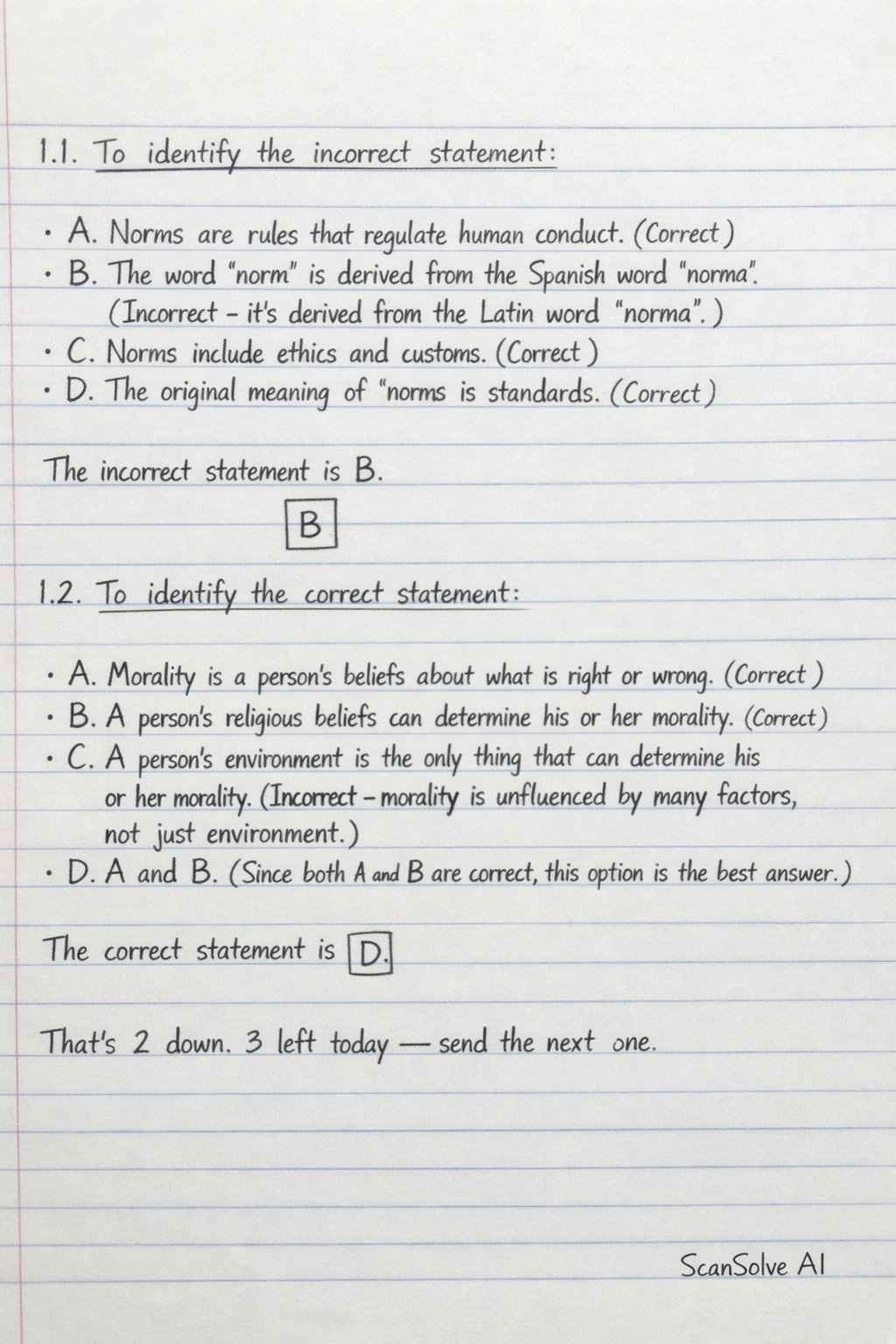 Handwritten step-by-step solution preview