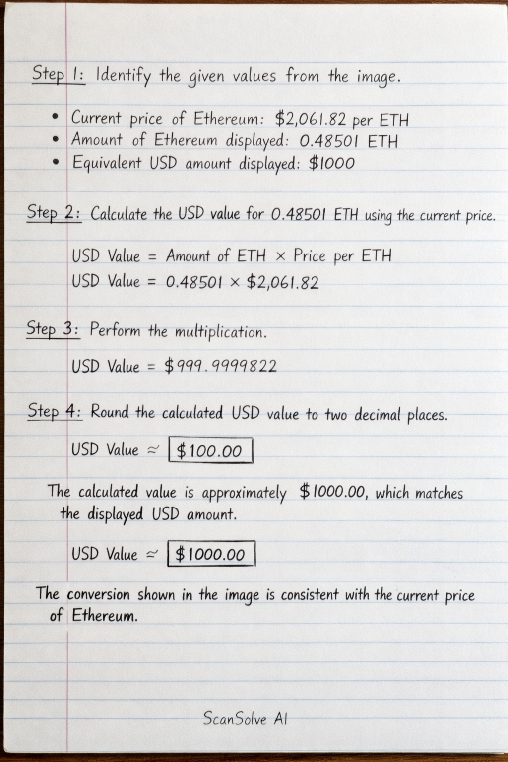 Handwritten step-by-step solution preview