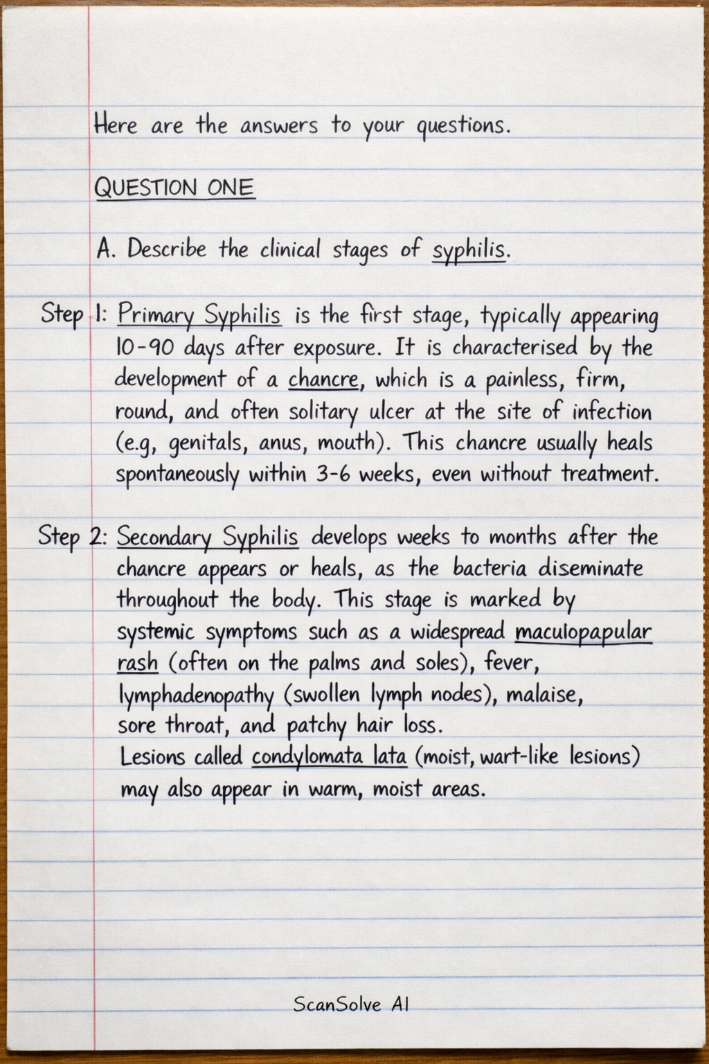Handwritten step-by-step solution preview