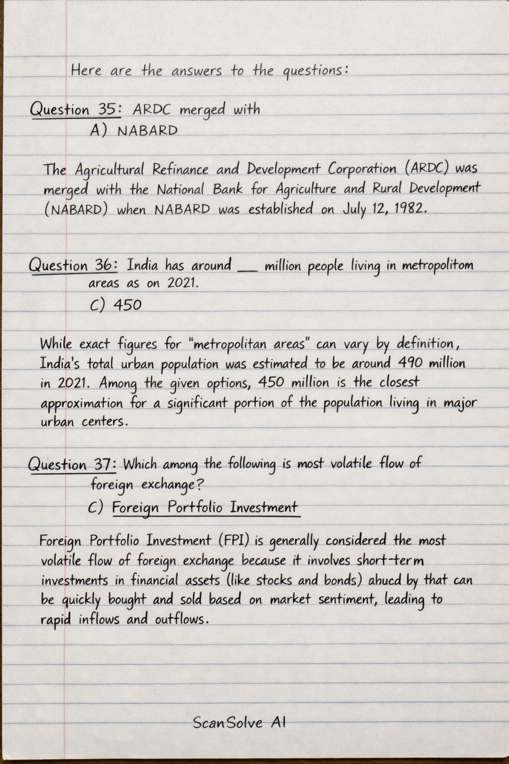 Handwritten step-by-step solution preview