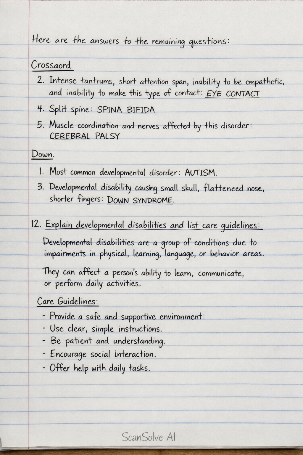 Handwritten step-by-step solution preview