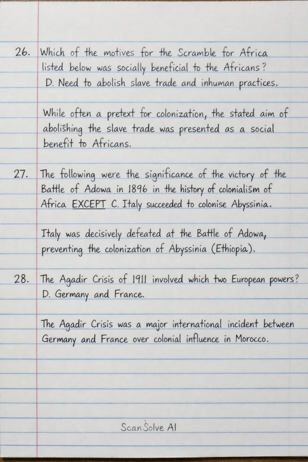 Handwritten step-by-step solution preview