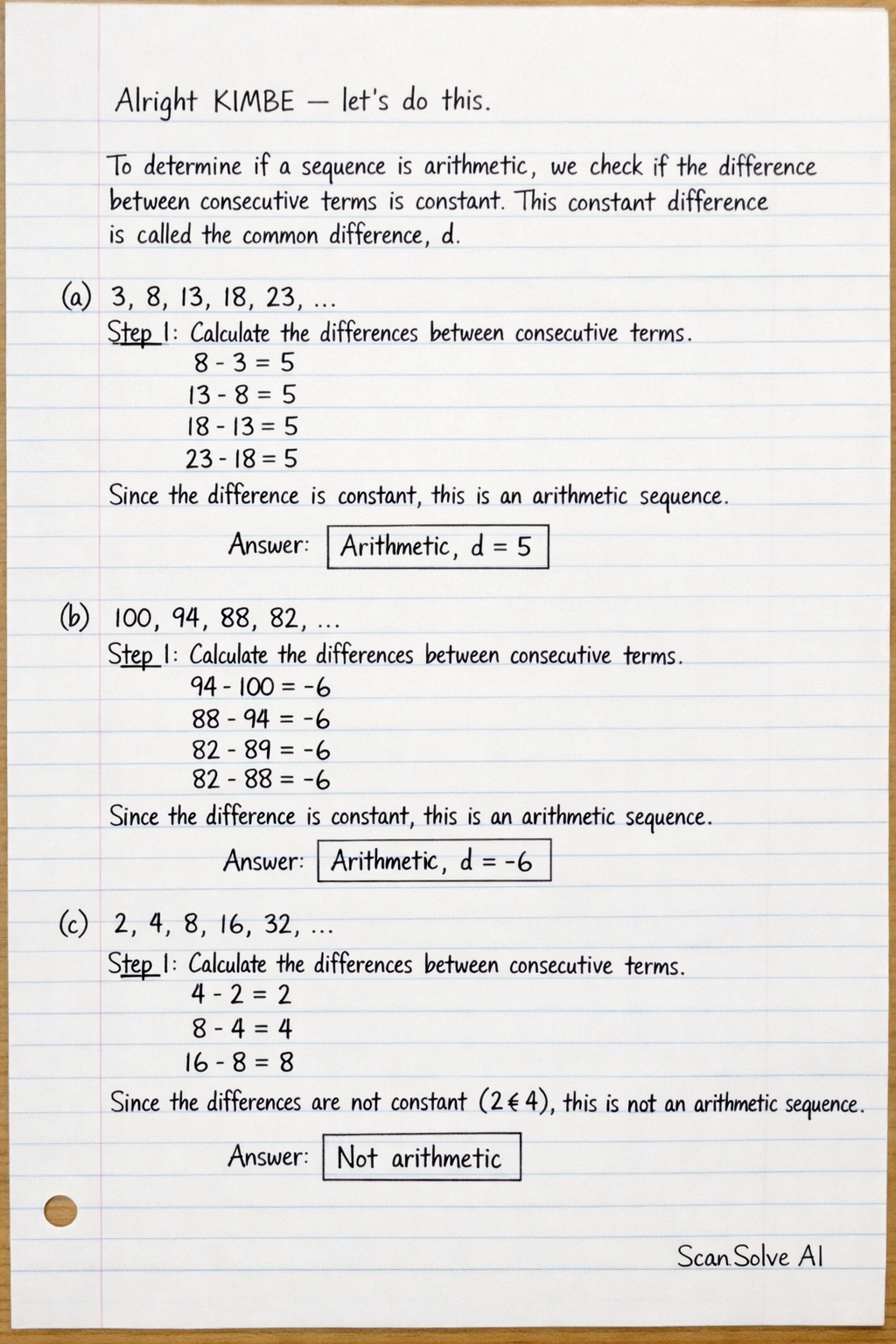 Handwritten step-by-step solution preview