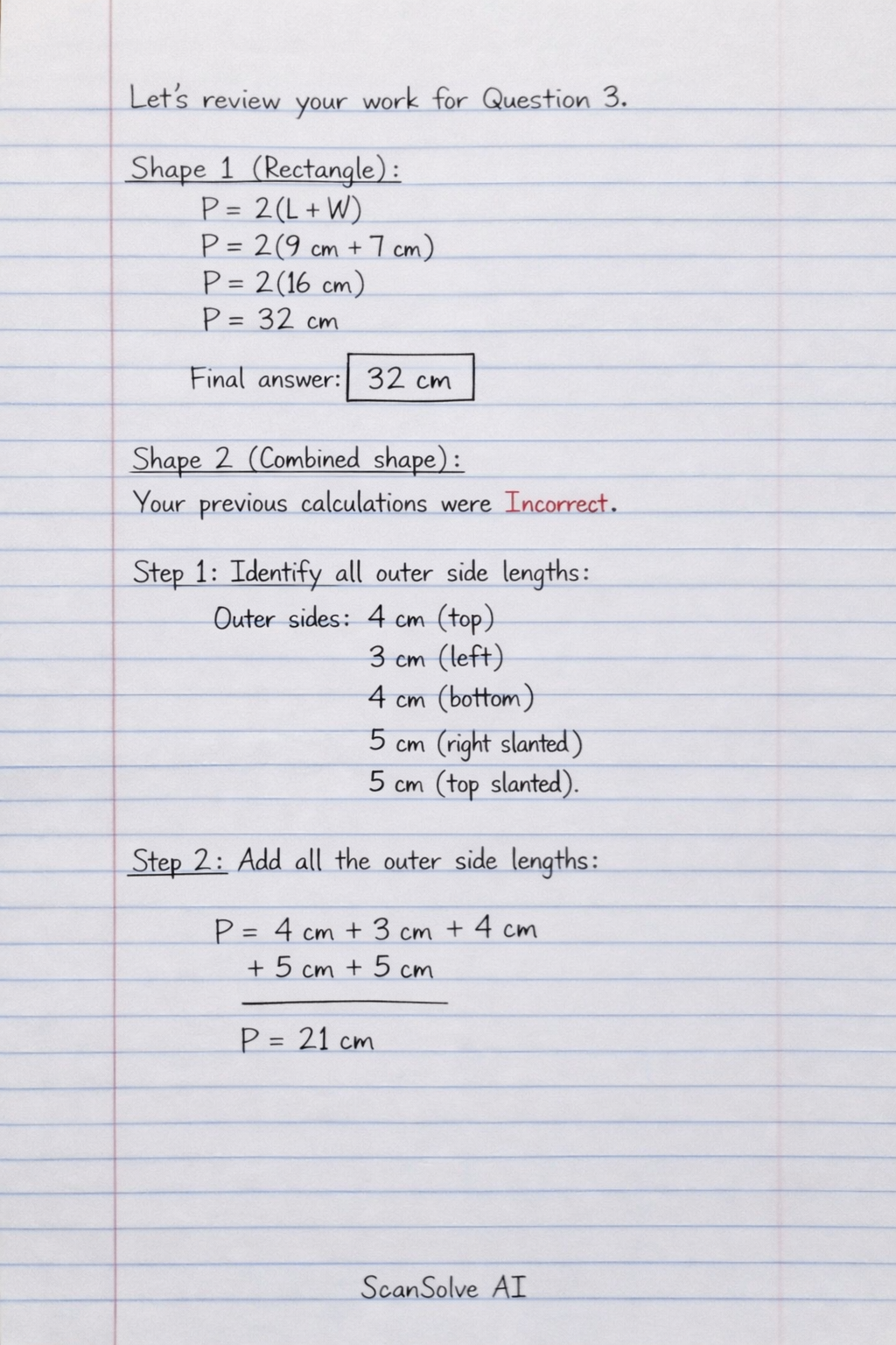 Handwritten step-by-step solution preview