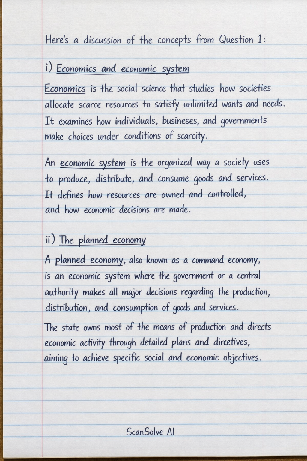 Handwritten step-by-step solution preview
