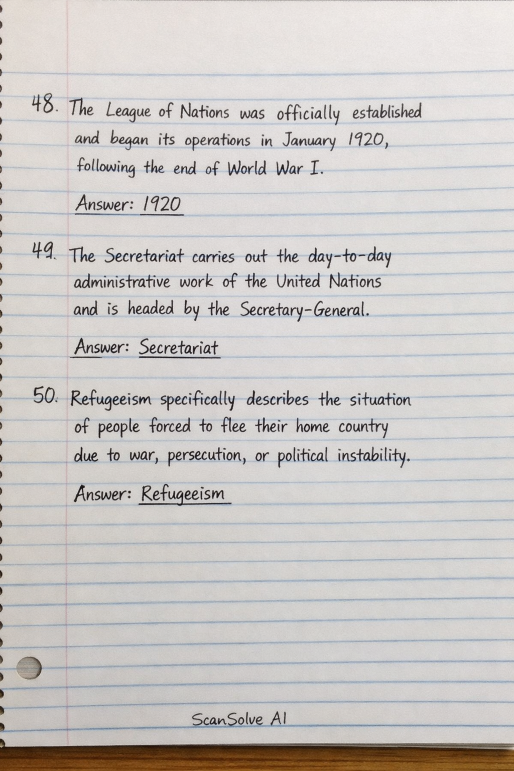 Handwritten step-by-step solution preview