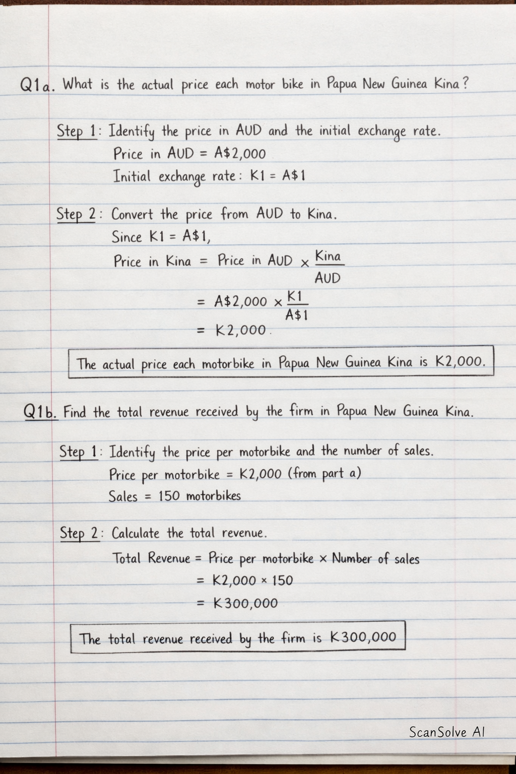 Handwritten step-by-step solution preview