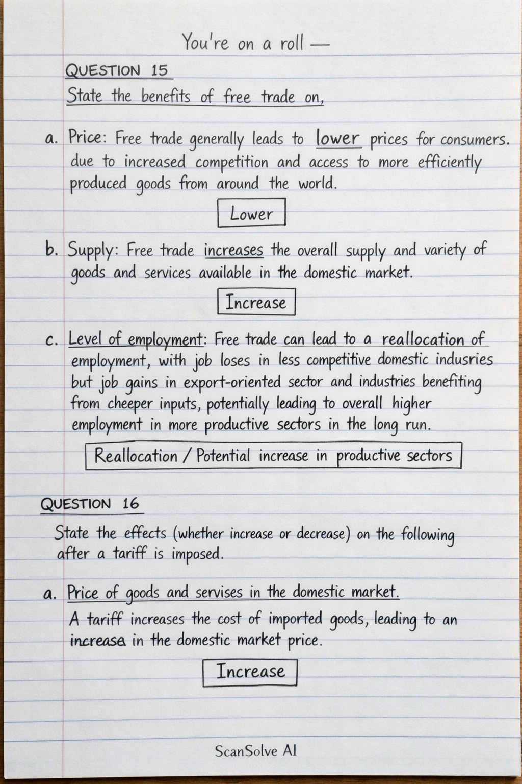 Handwritten step-by-step solution preview