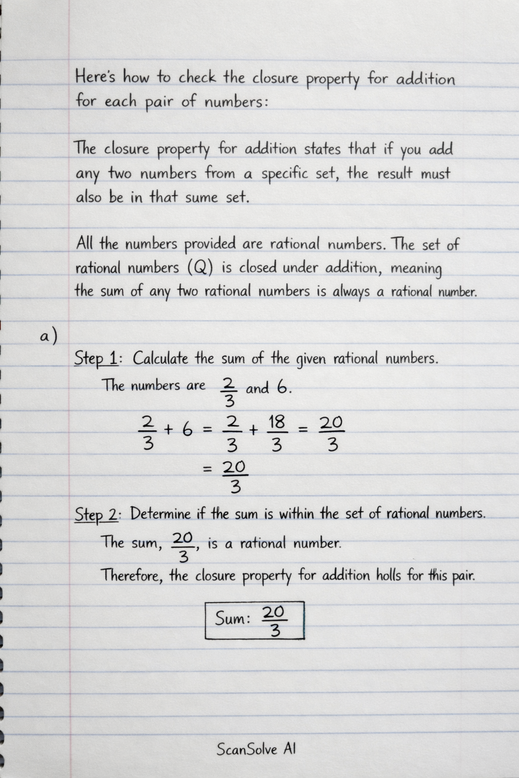Handwritten step-by-step solution preview