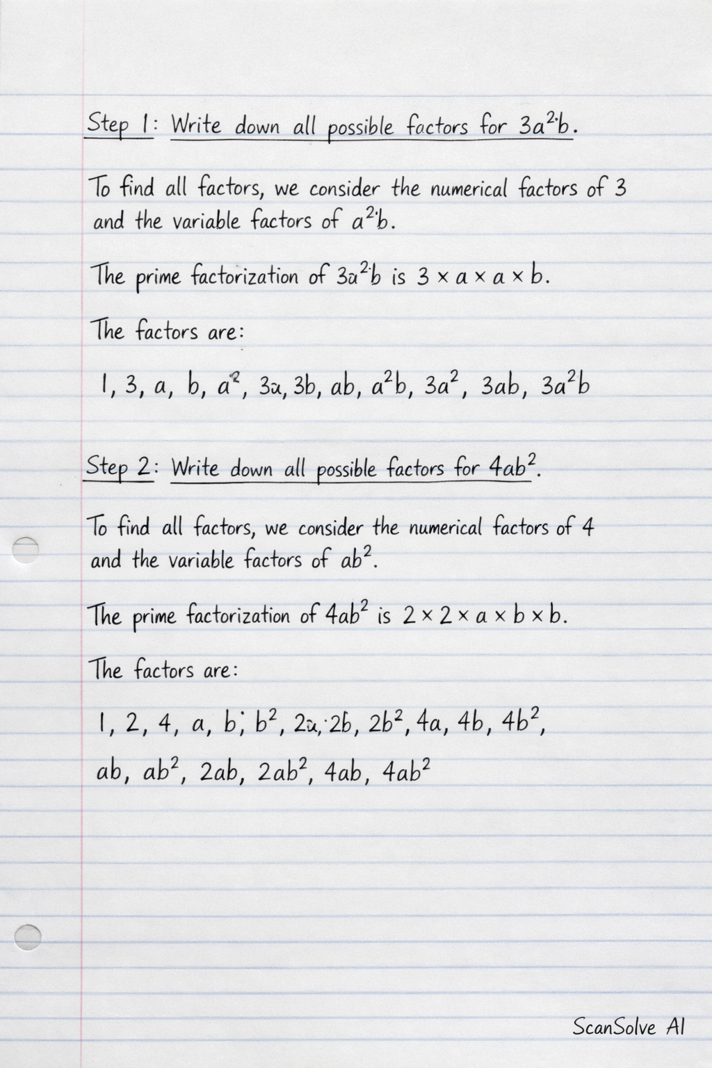 Handwritten step-by-step solution preview