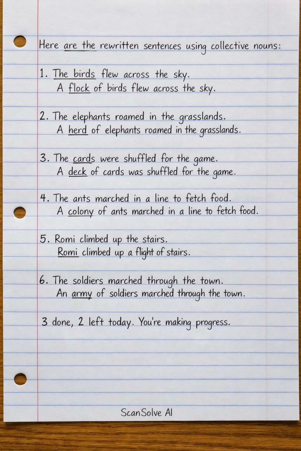 Handwritten step-by-step solution preview