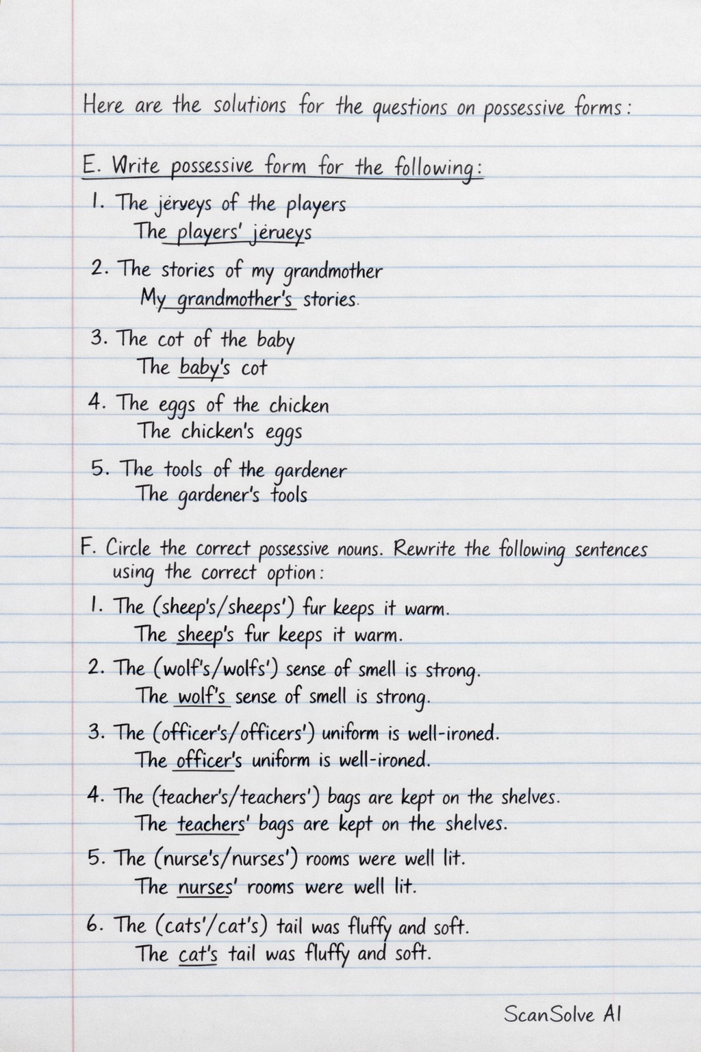 Handwritten step-by-step solution preview