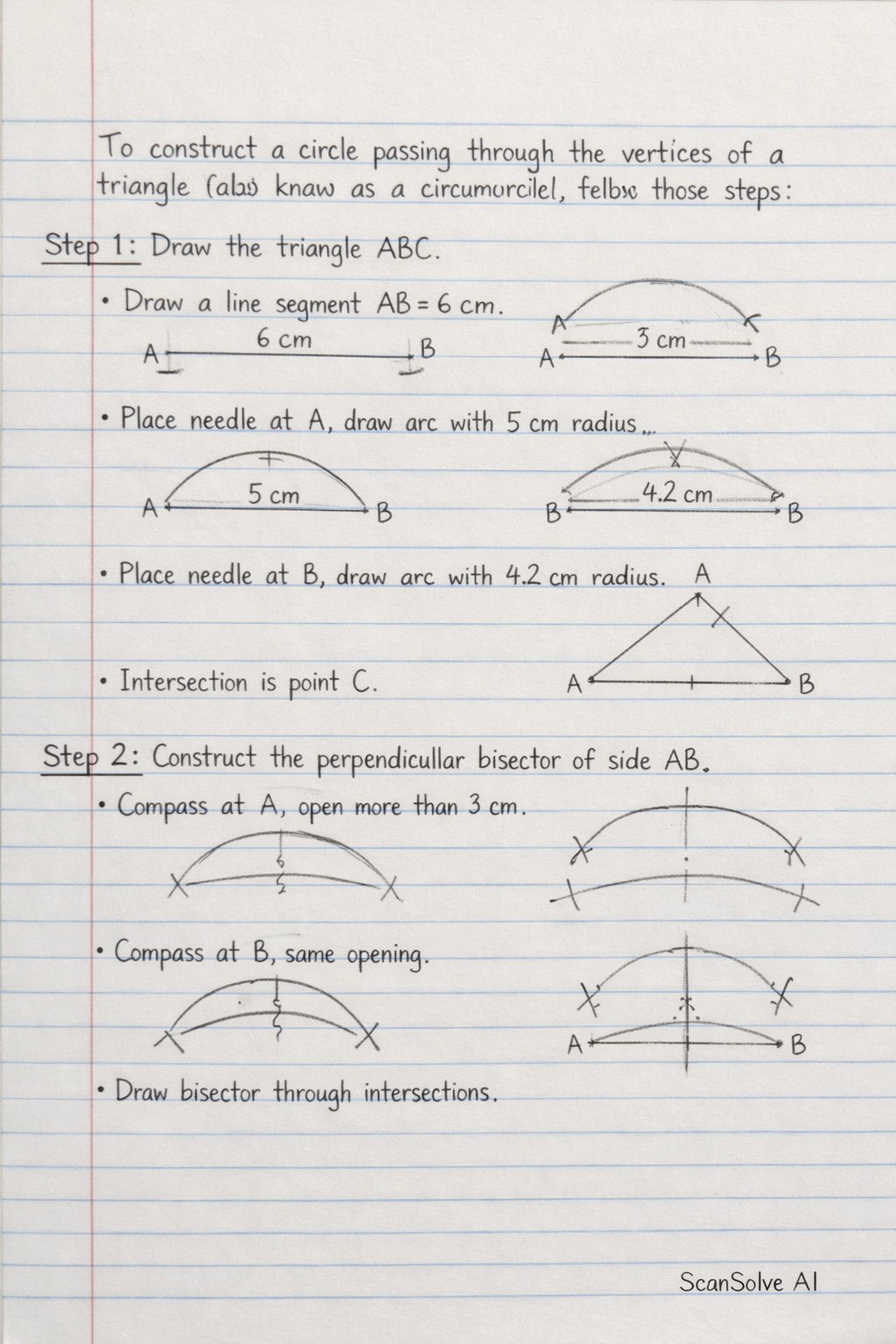 Handwritten step-by-step solution preview