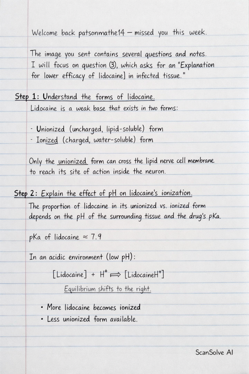 Handwritten step-by-step solution preview