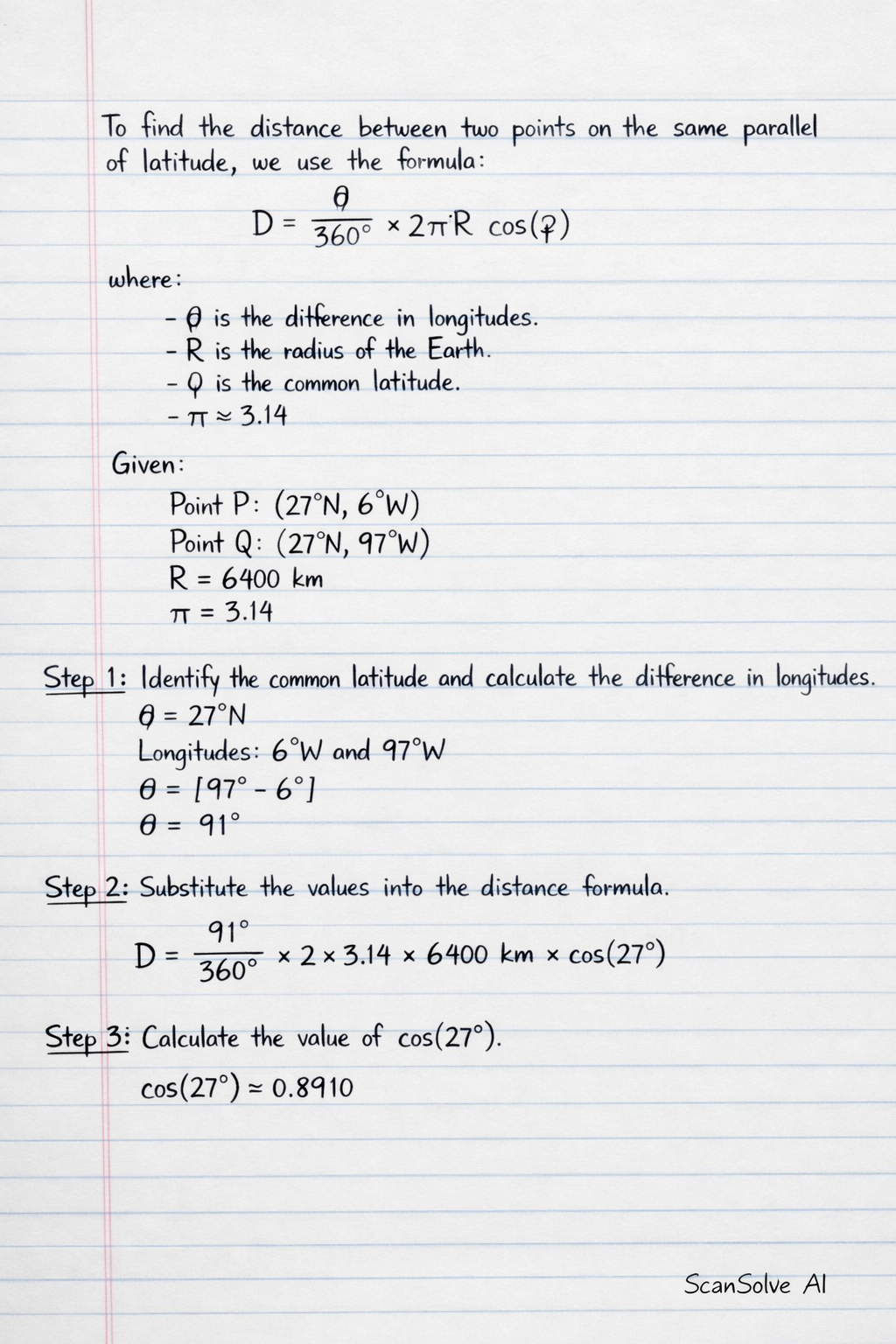 Handwritten step-by-step solution preview