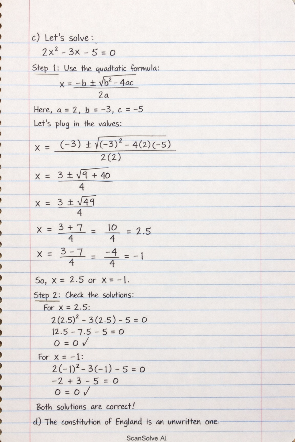Handwritten step-by-step solution preview