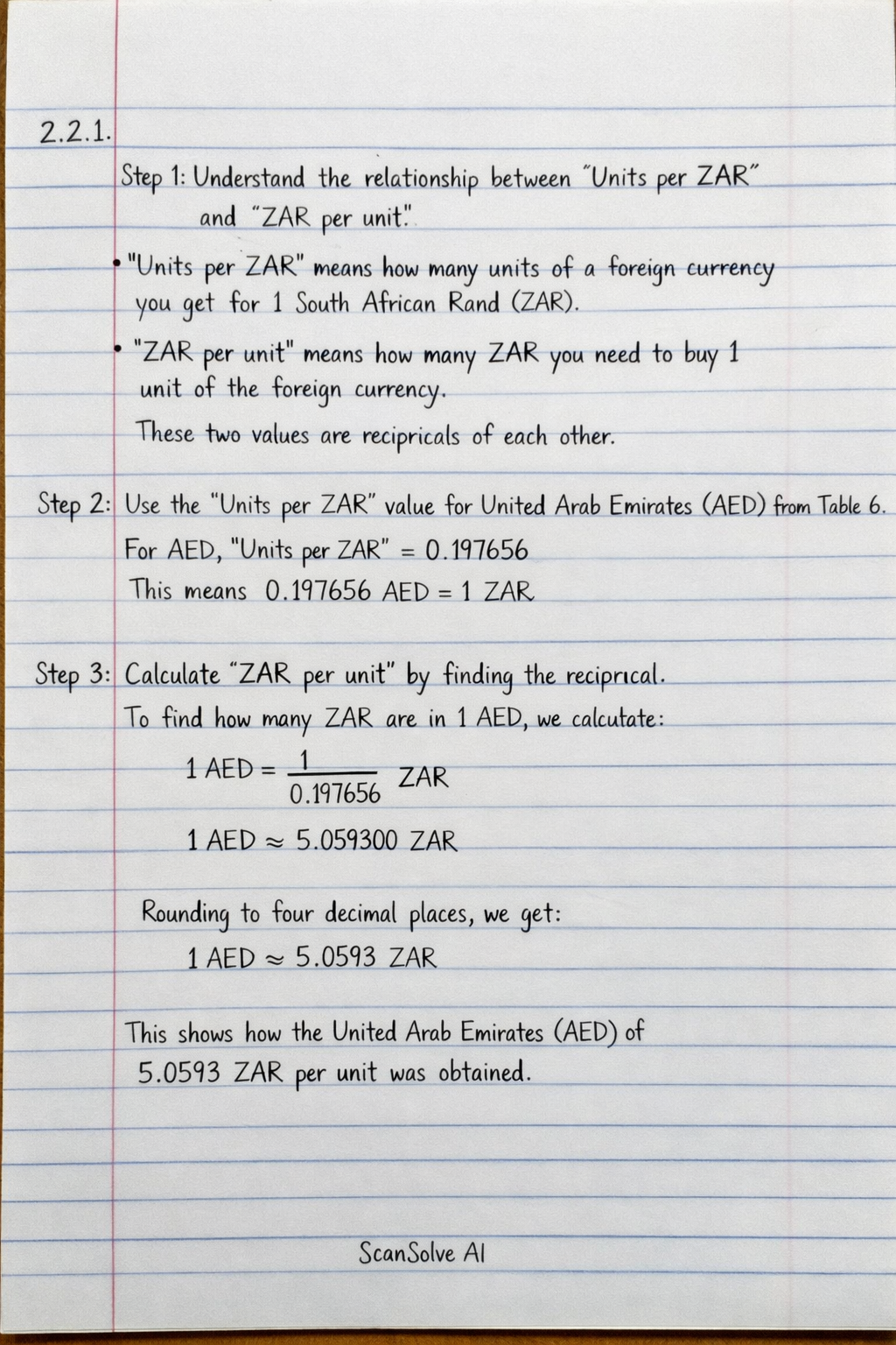 Handwritten step-by-step solution preview