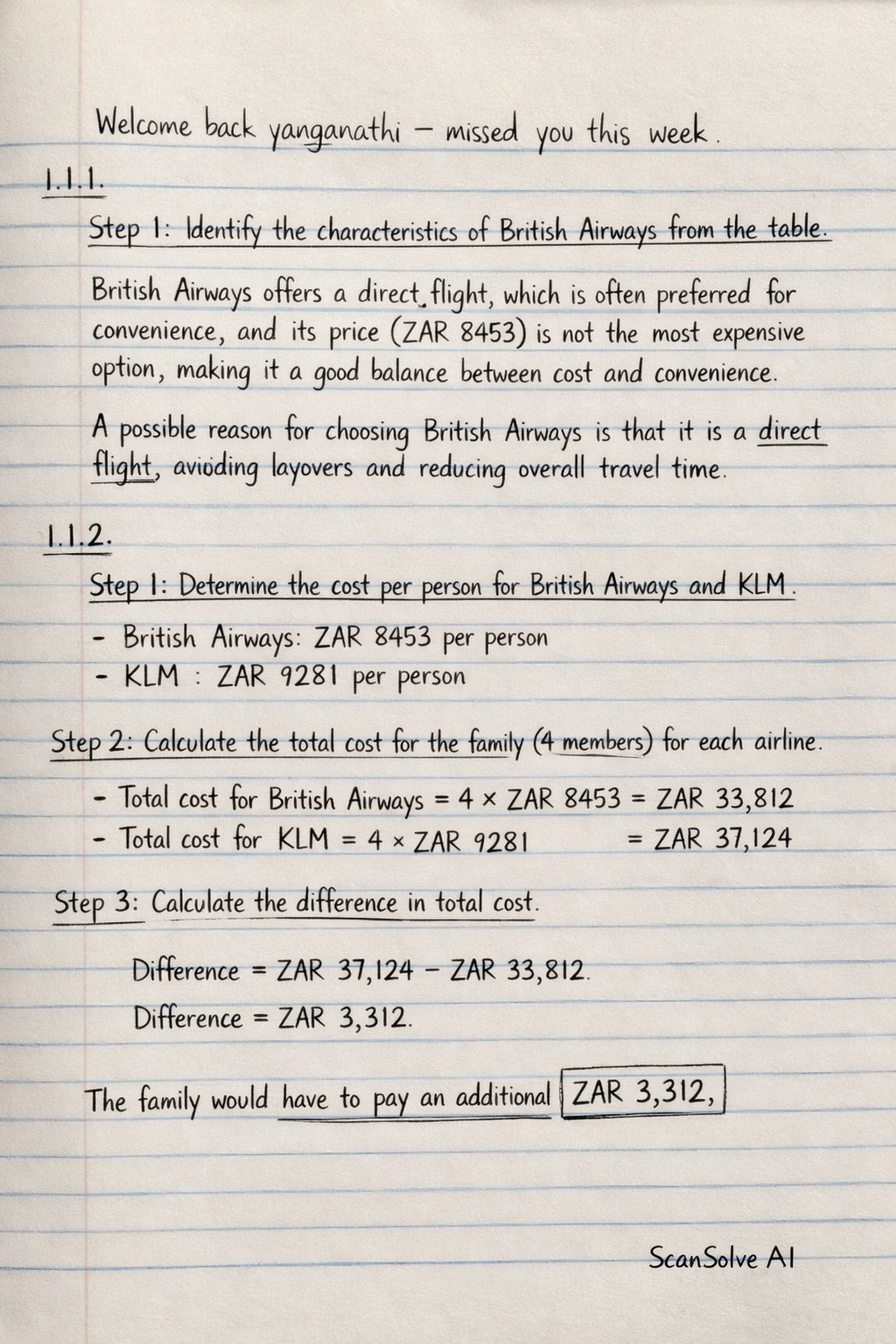Handwritten step-by-step solution preview