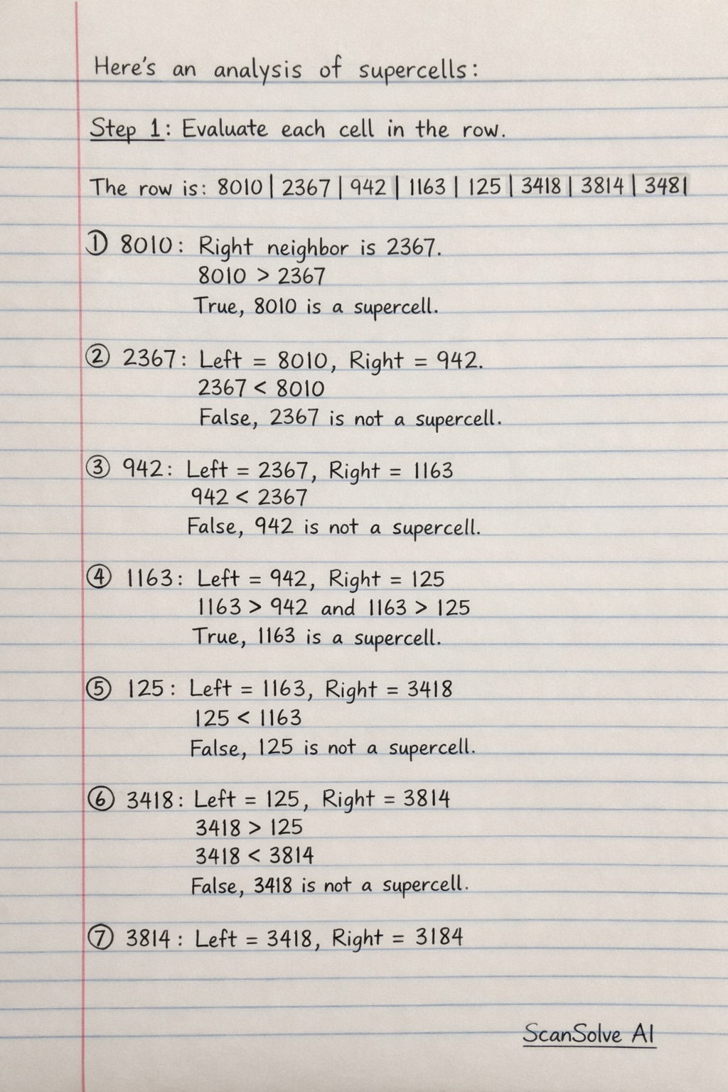 Handwritten step-by-step solution preview