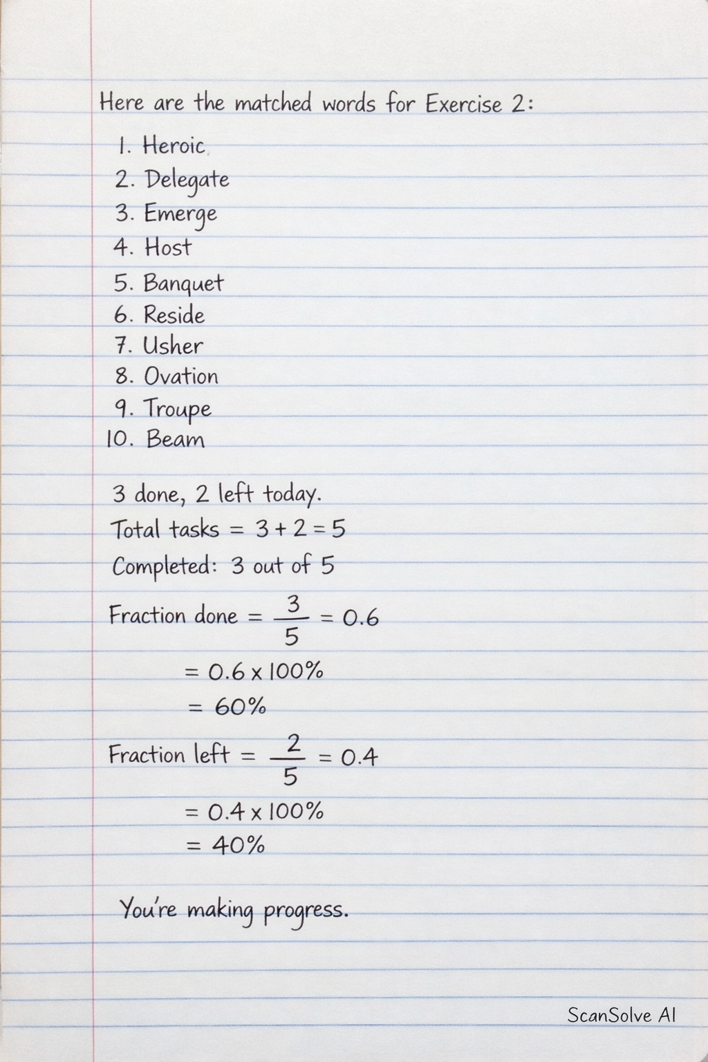 Handwritten step-by-step solution preview