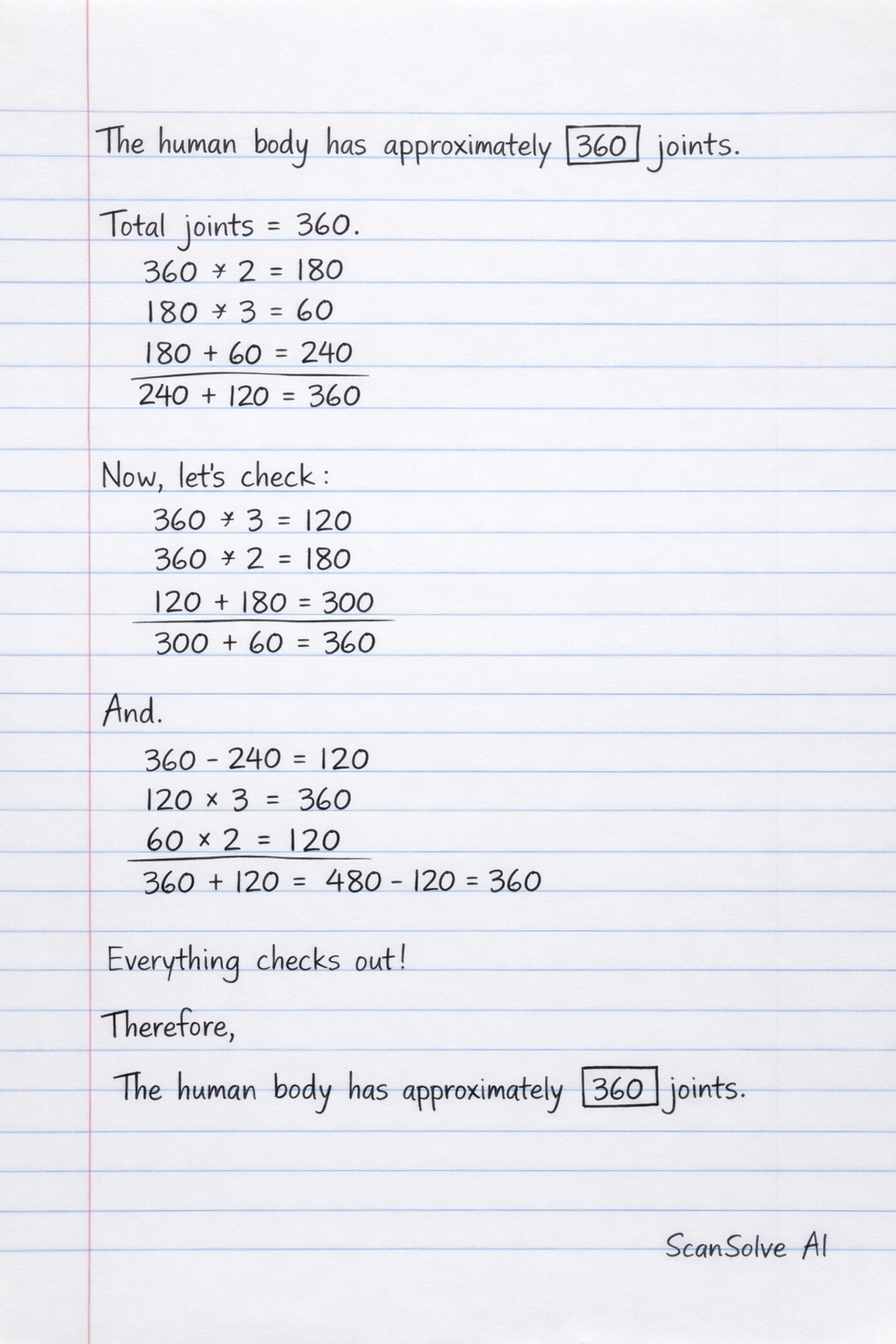 Handwritten step-by-step solution preview