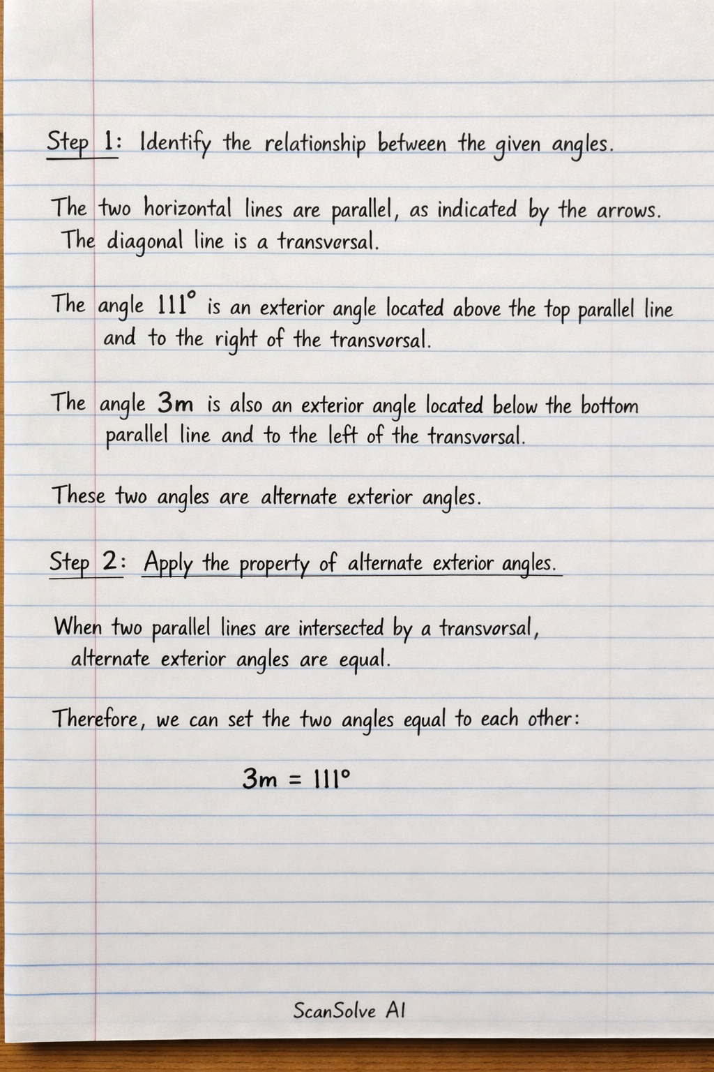 Handwritten step-by-step solution preview