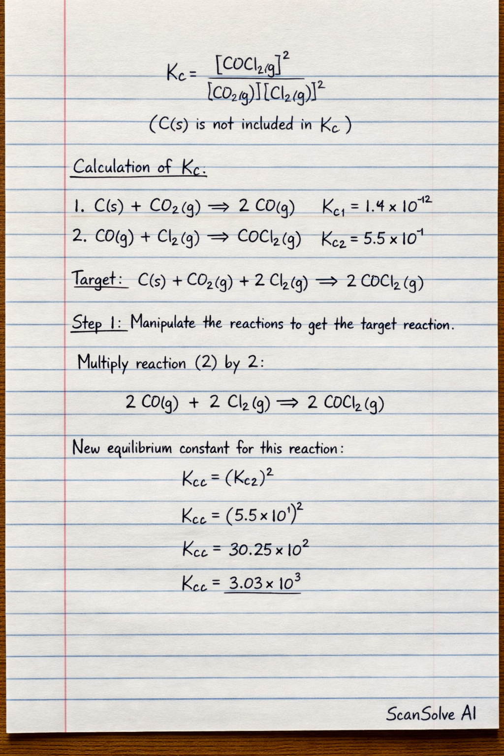 Handwritten step-by-step solution preview