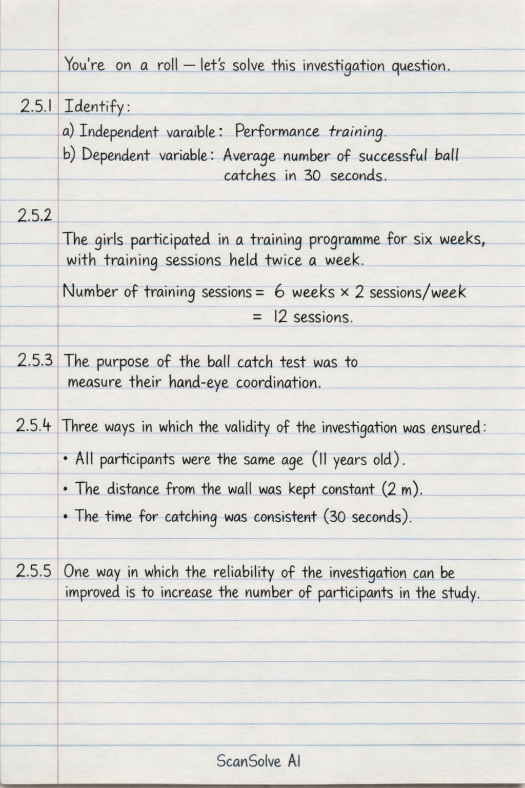Handwritten step-by-step solution preview