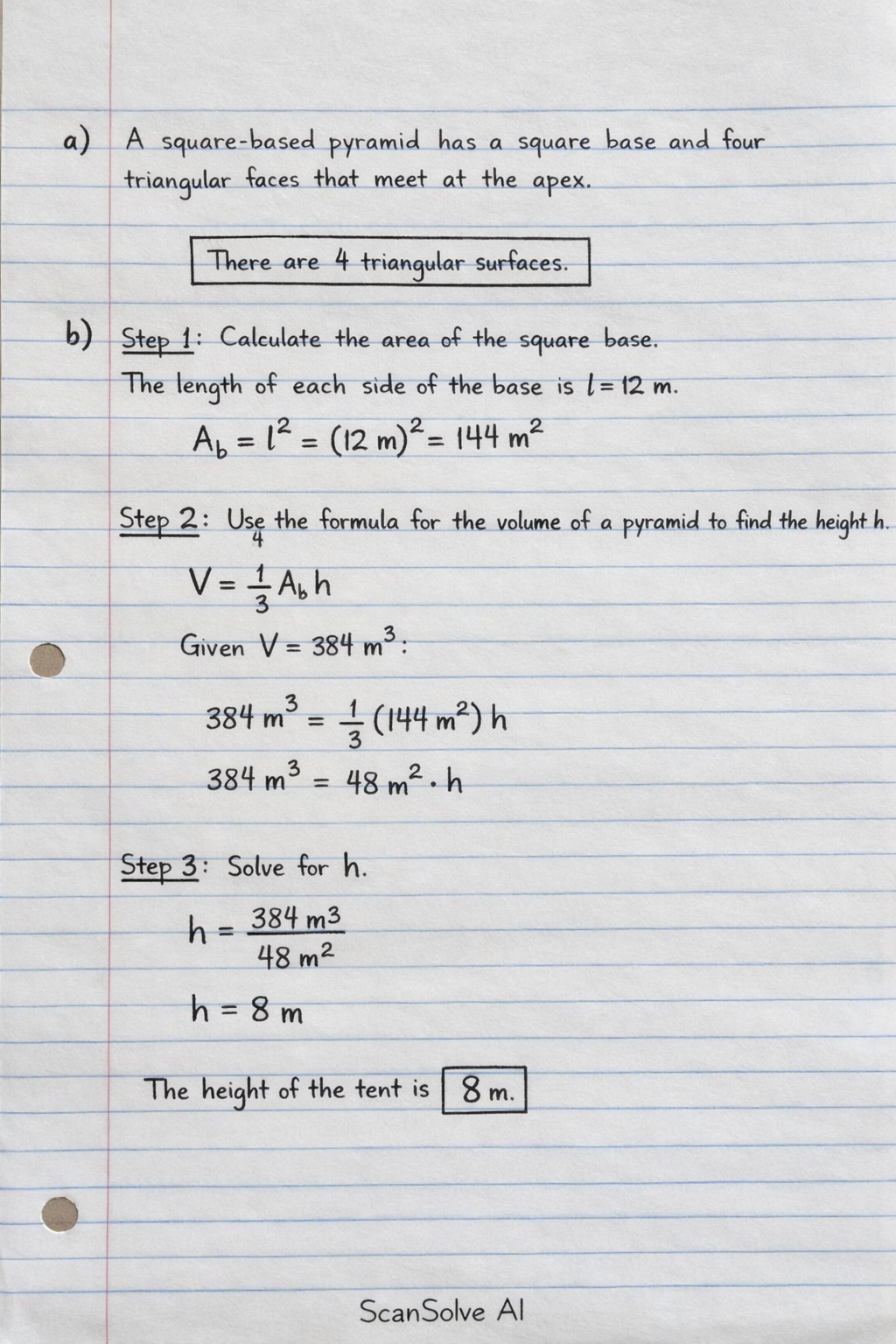 Handwritten step-by-step solution preview
