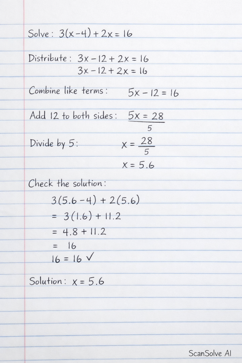 Handwritten step-by-step solution preview
