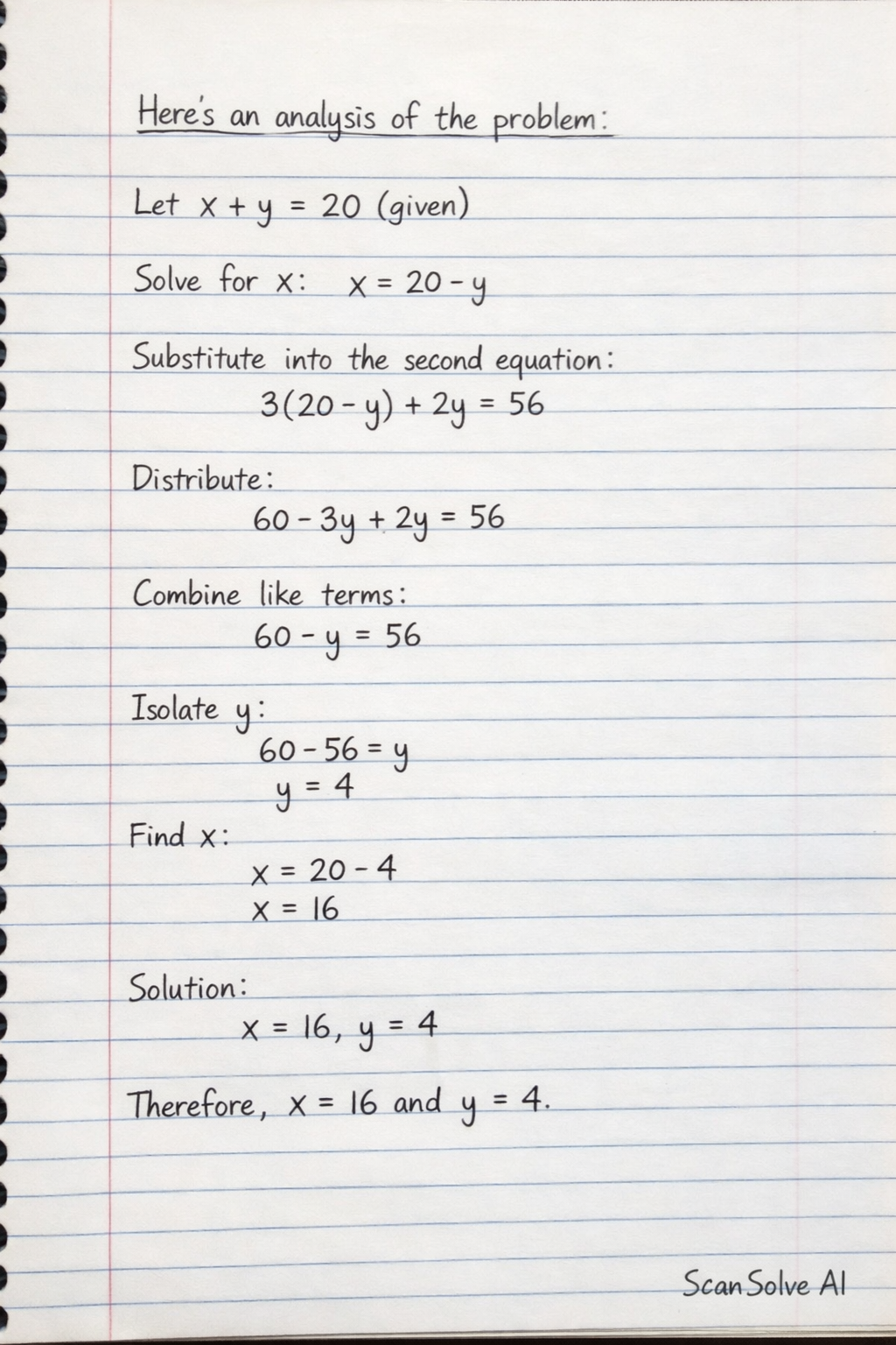 Handwritten step-by-step solution preview