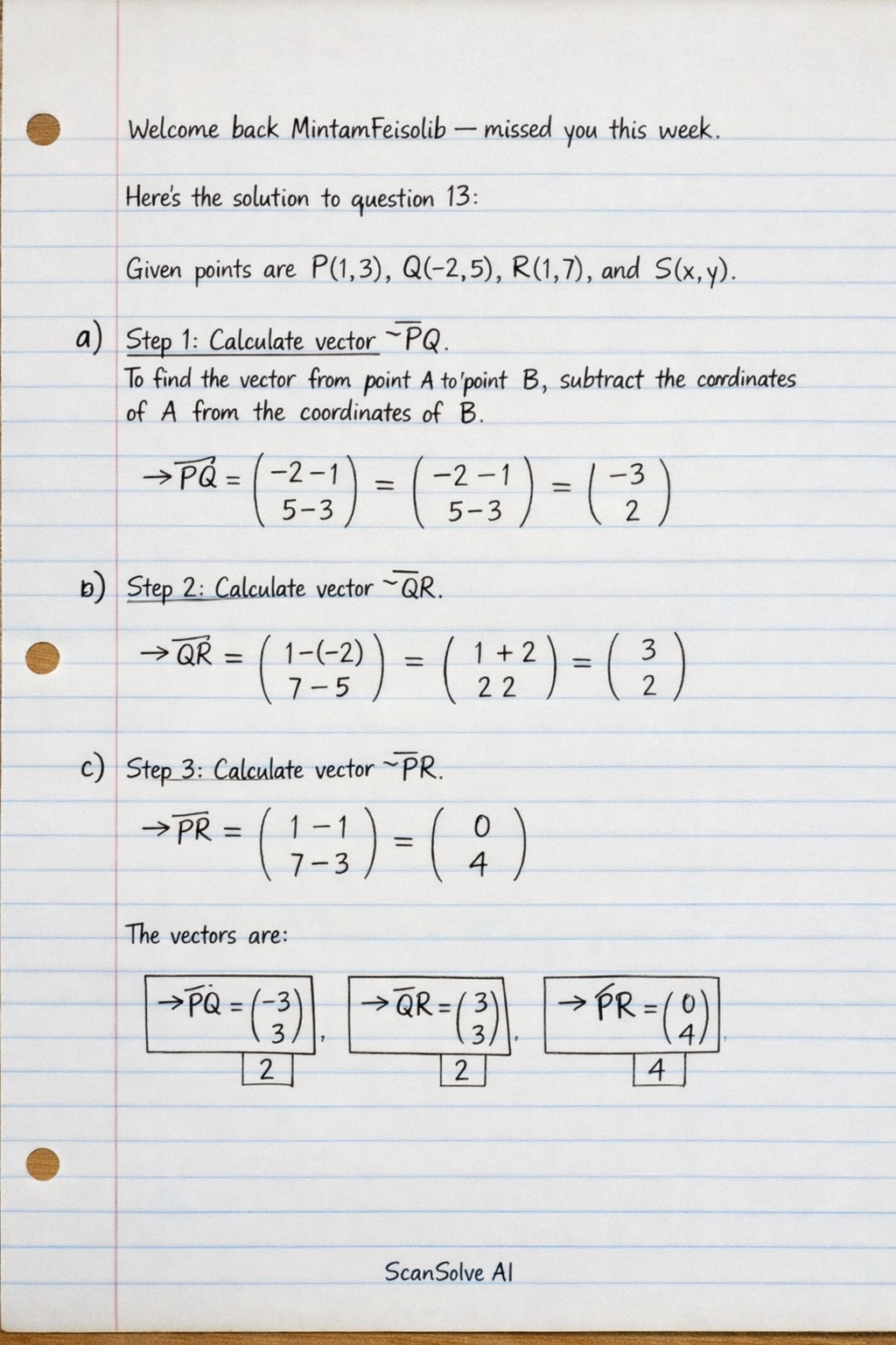 Handwritten step-by-step solution preview