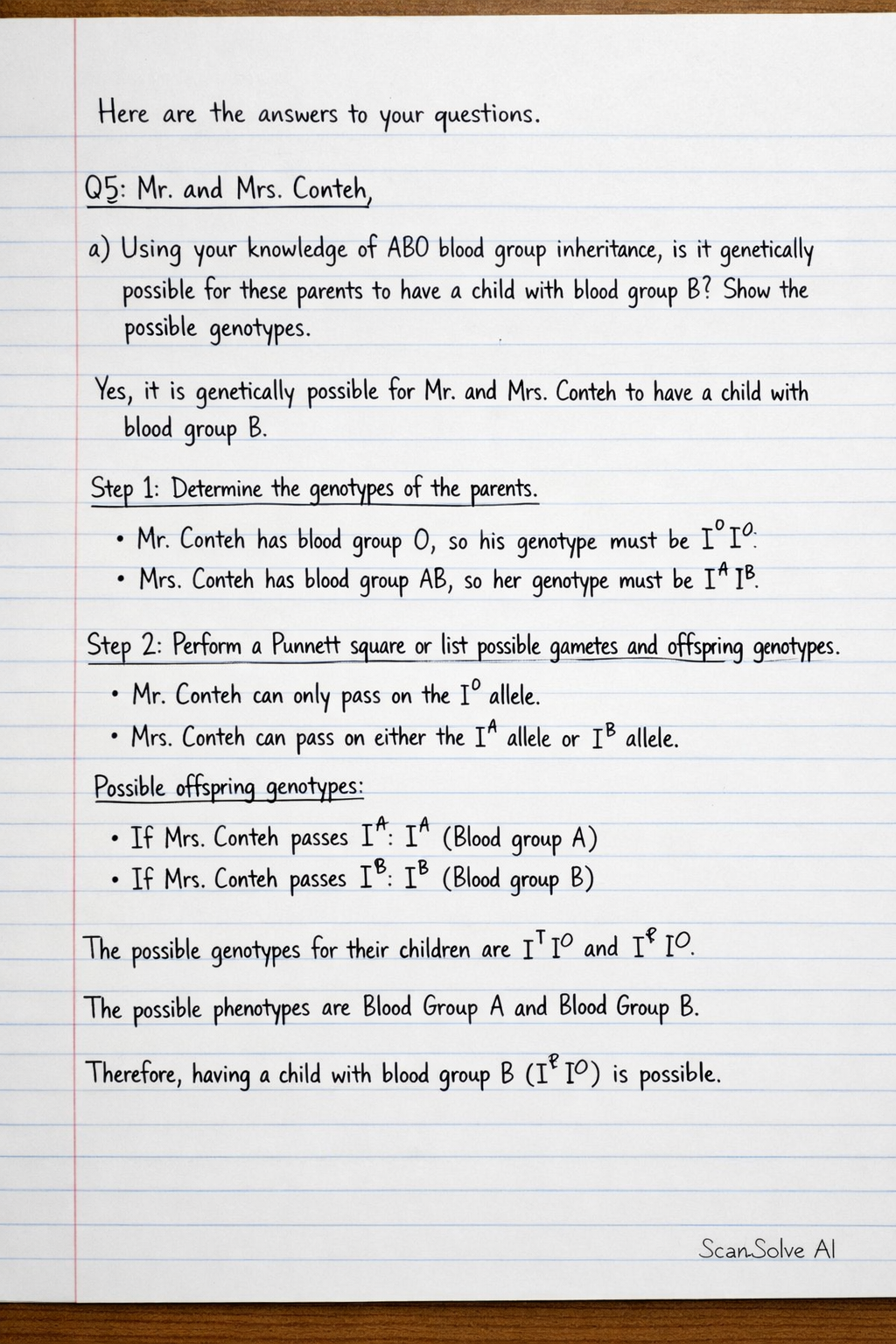 Handwritten step-by-step solution preview