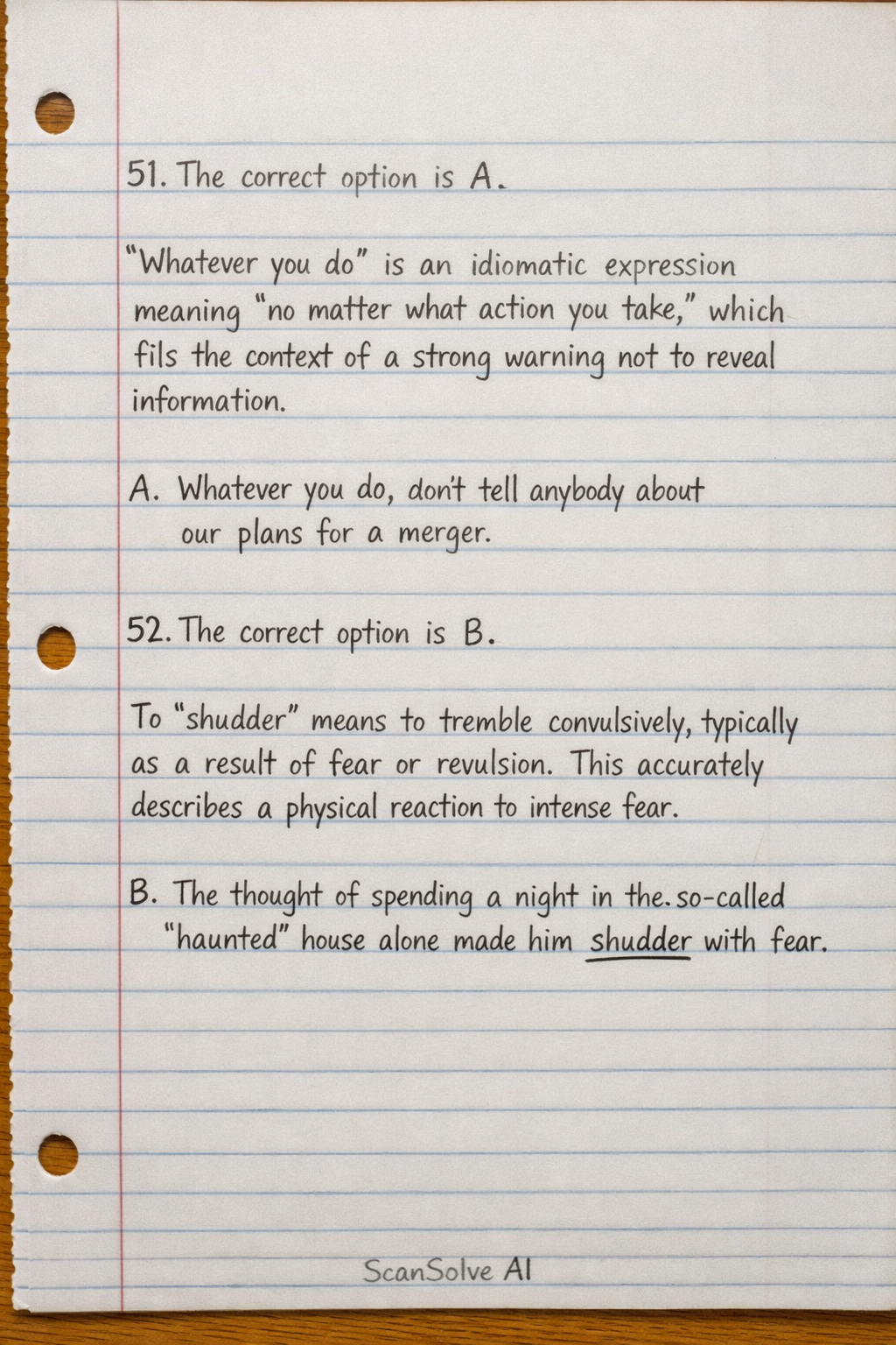 Handwritten step-by-step solution preview