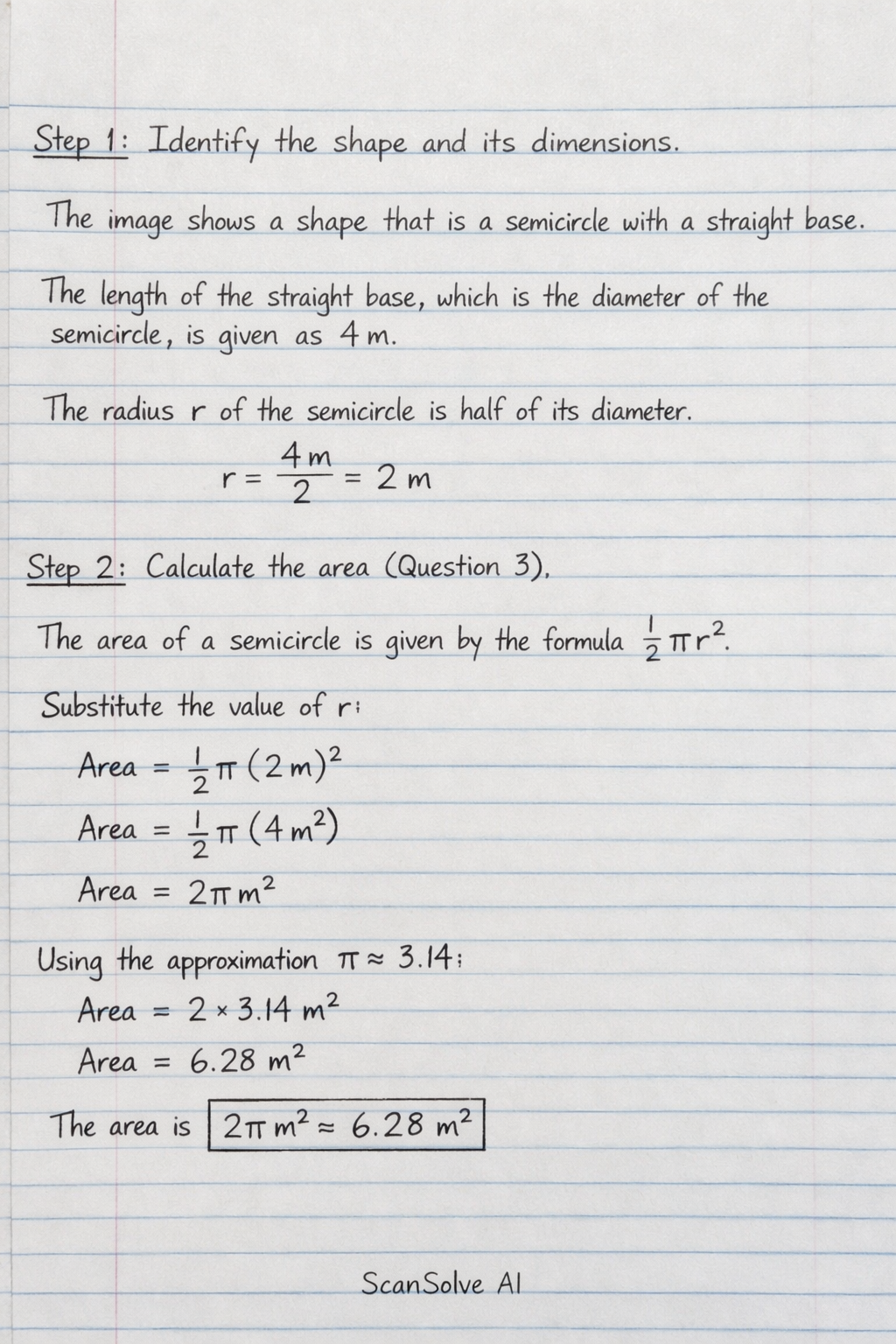 Handwritten step-by-step solution preview
