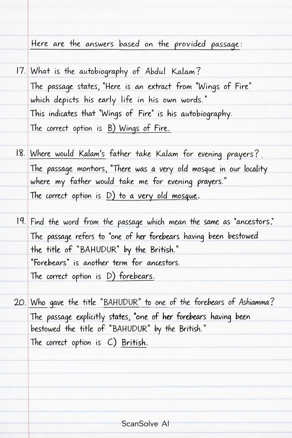 Handwritten step-by-step solution preview