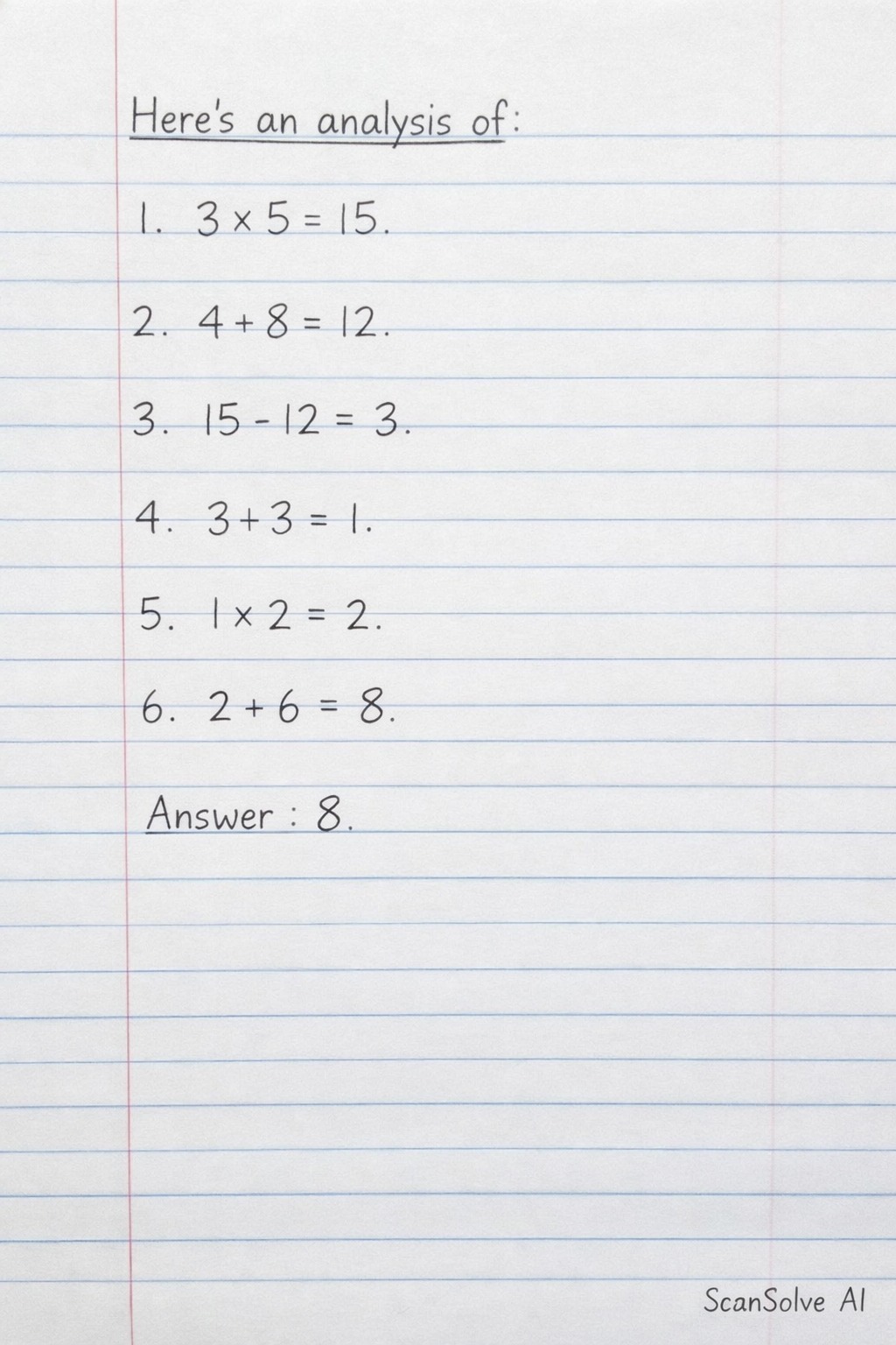 Handwritten step-by-step solution preview