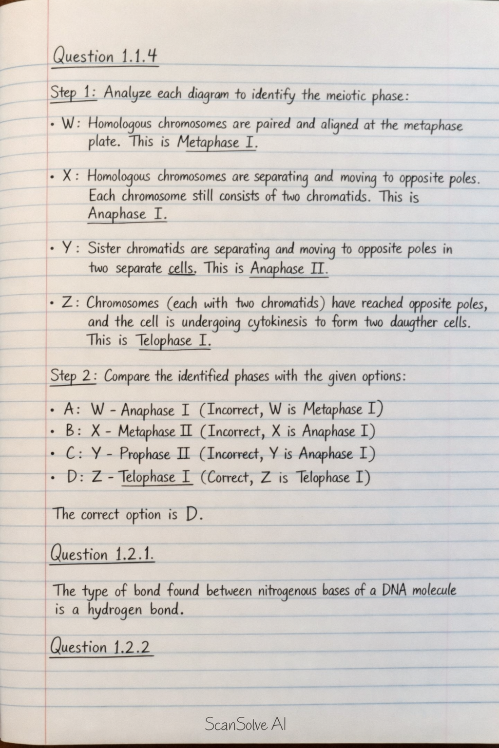 Handwritten step-by-step solution preview