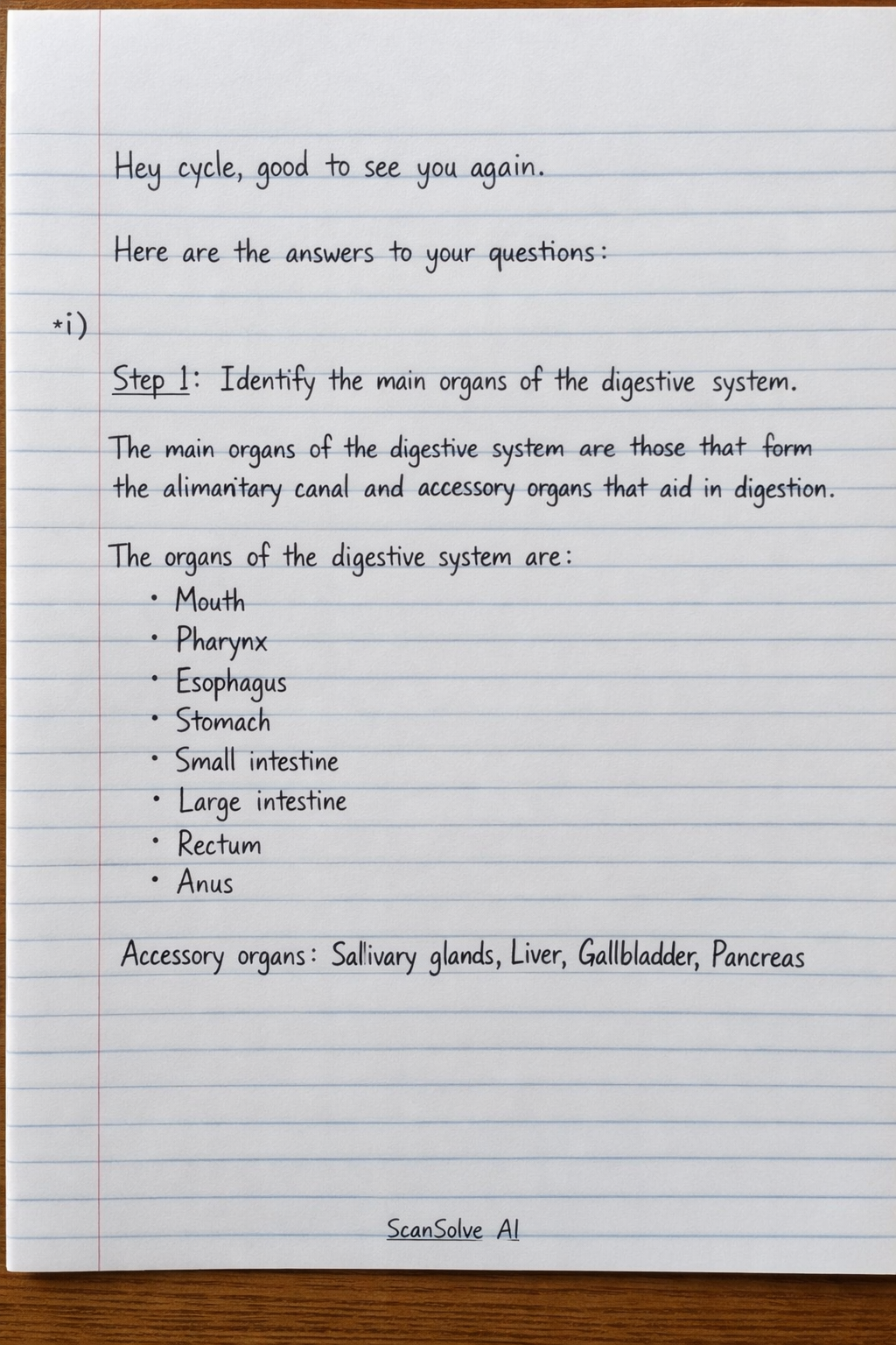 Handwritten step-by-step solution preview
