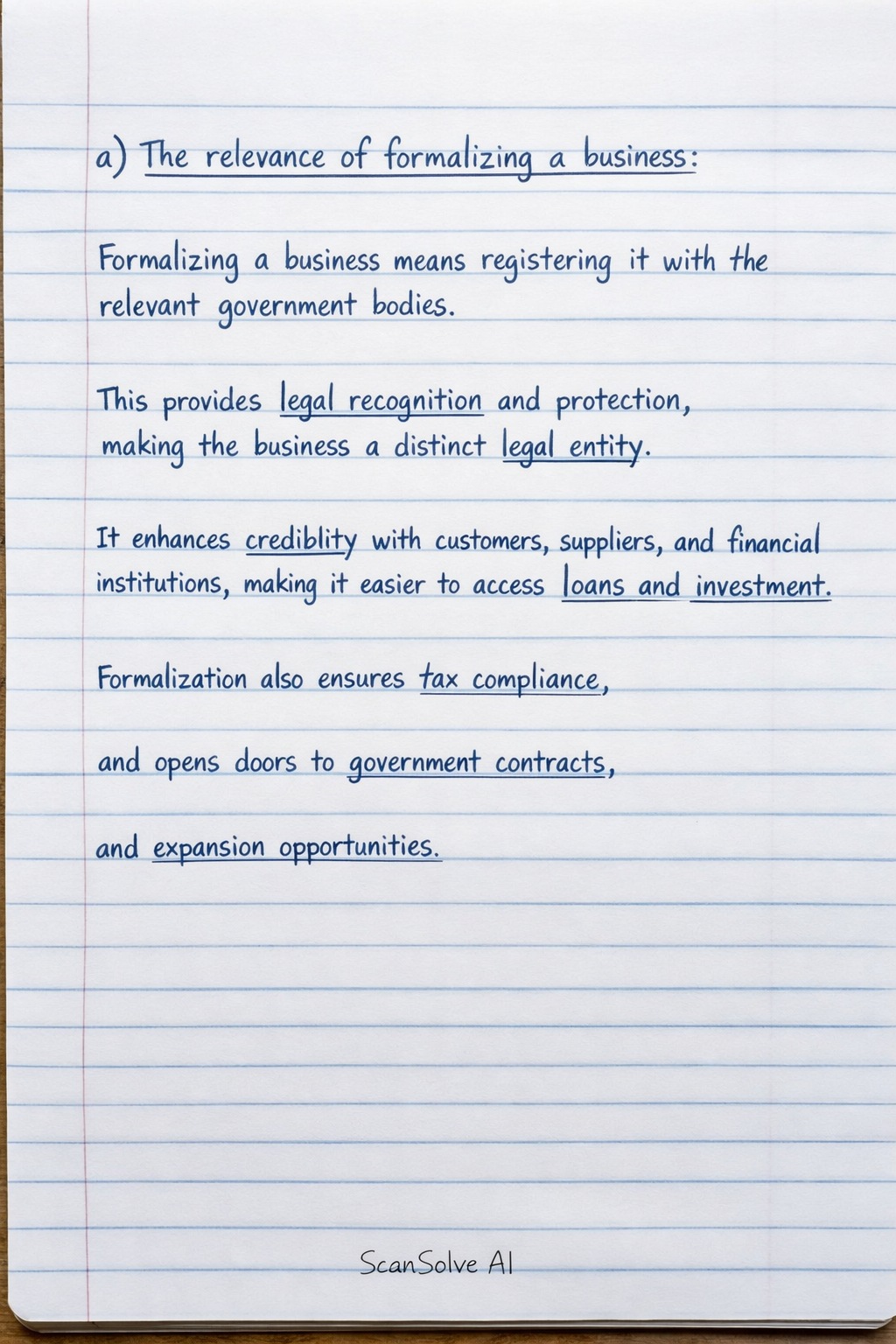 Handwritten step-by-step solution preview