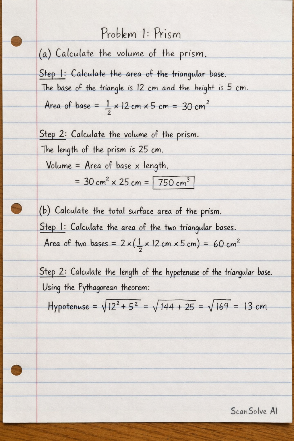 Handwritten step-by-step solution preview