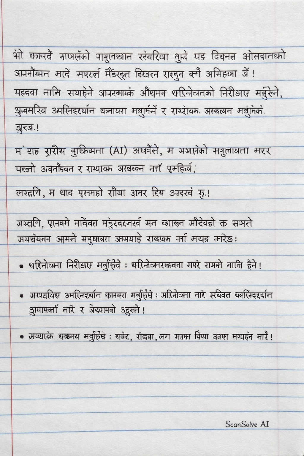 Handwritten step-by-step solution preview