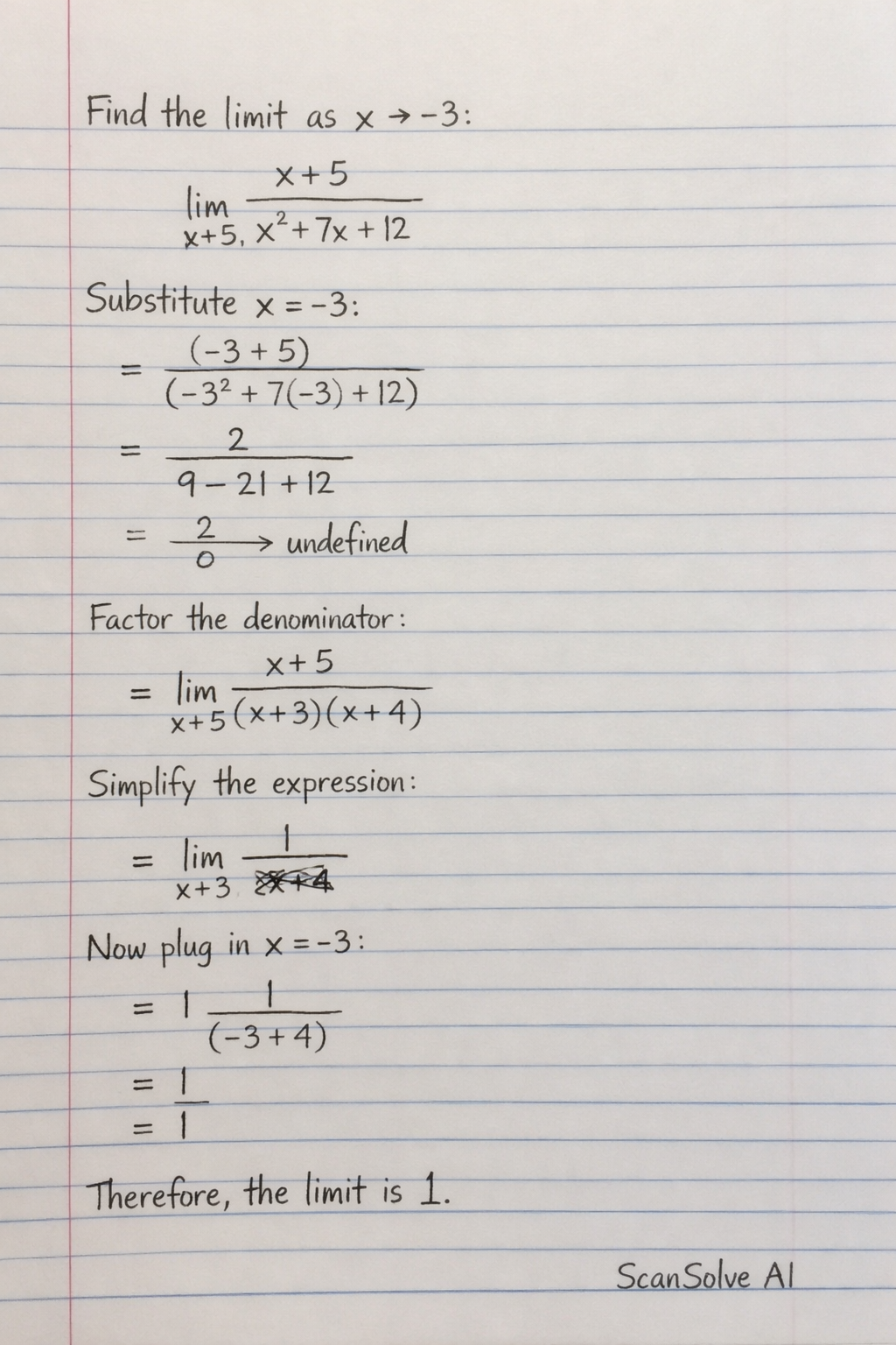 Handwritten step-by-step solution preview