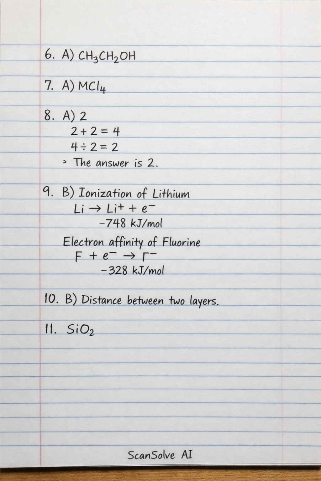 Handwritten step-by-step solution preview