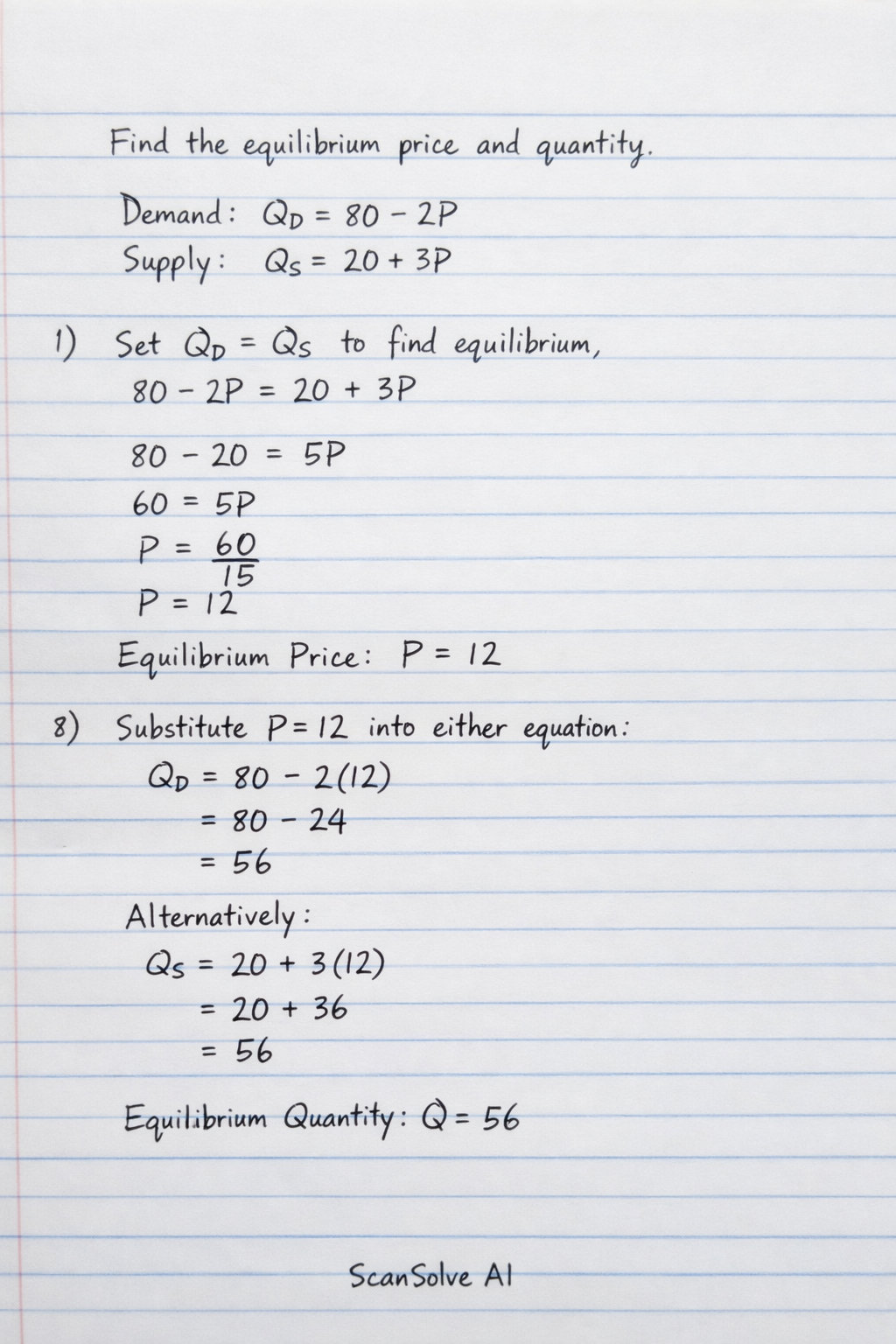 Handwritten step-by-step solution preview